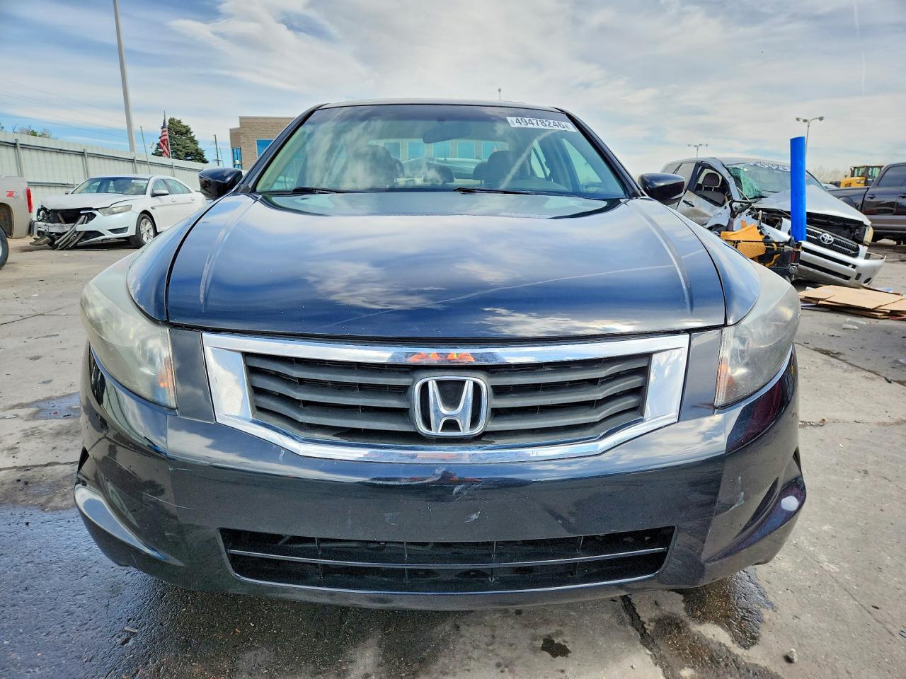 2008 Honda Accord Ex Black vin: JHMCP26758C016793