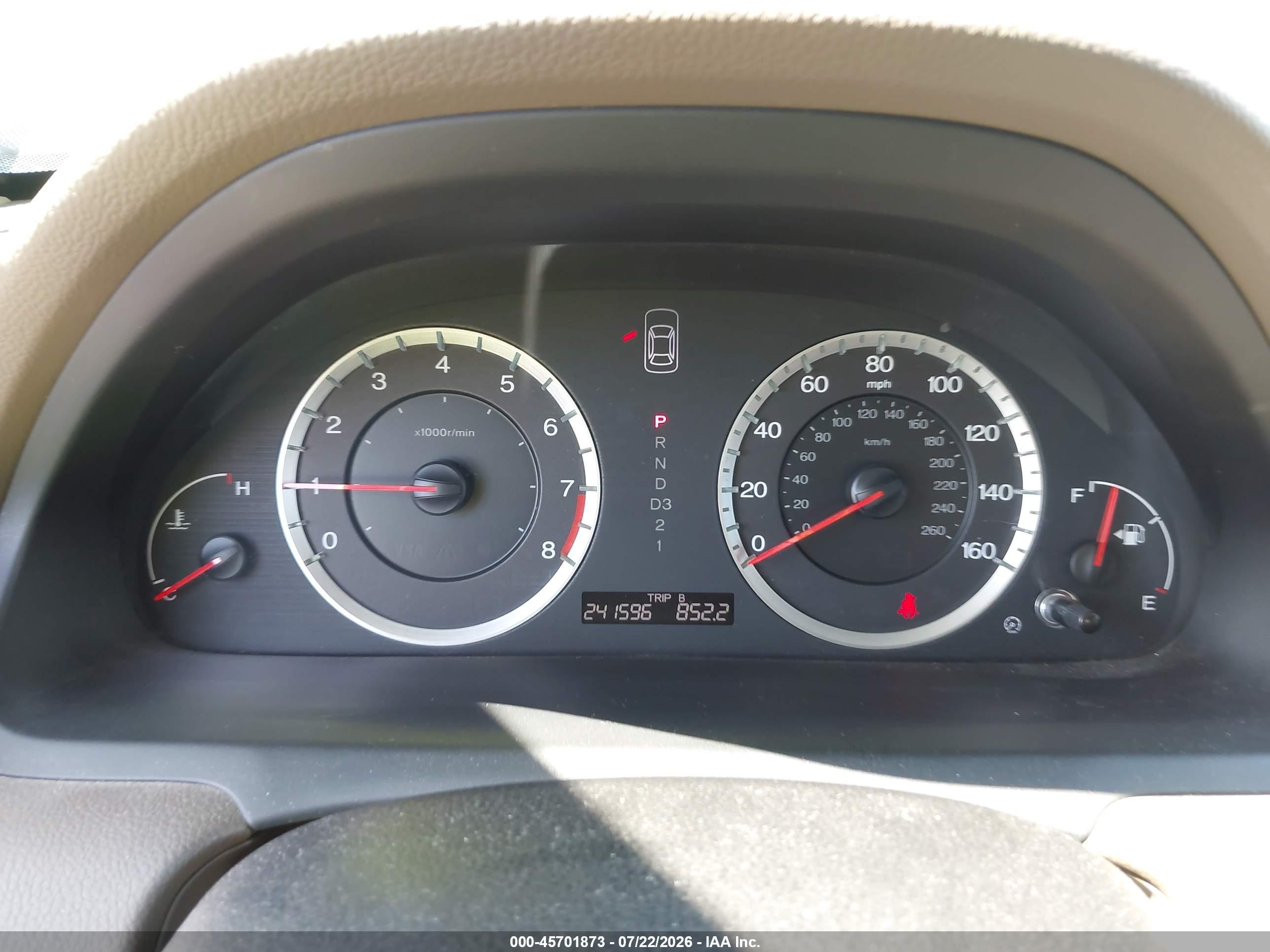 2008 Honda Accord 2.4 Ex Black vin: JHMCP26758C031567