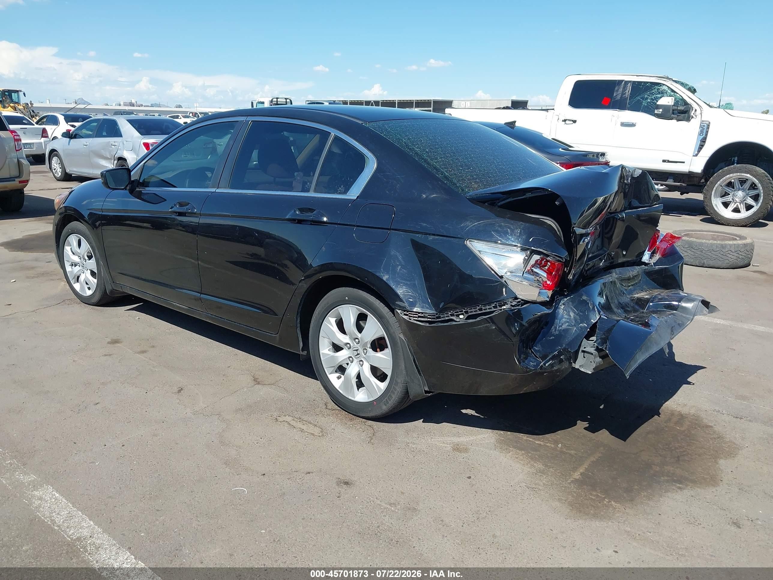 2008 Honda Accord 2.4 Ex Black vin: JHMCP26758C031567