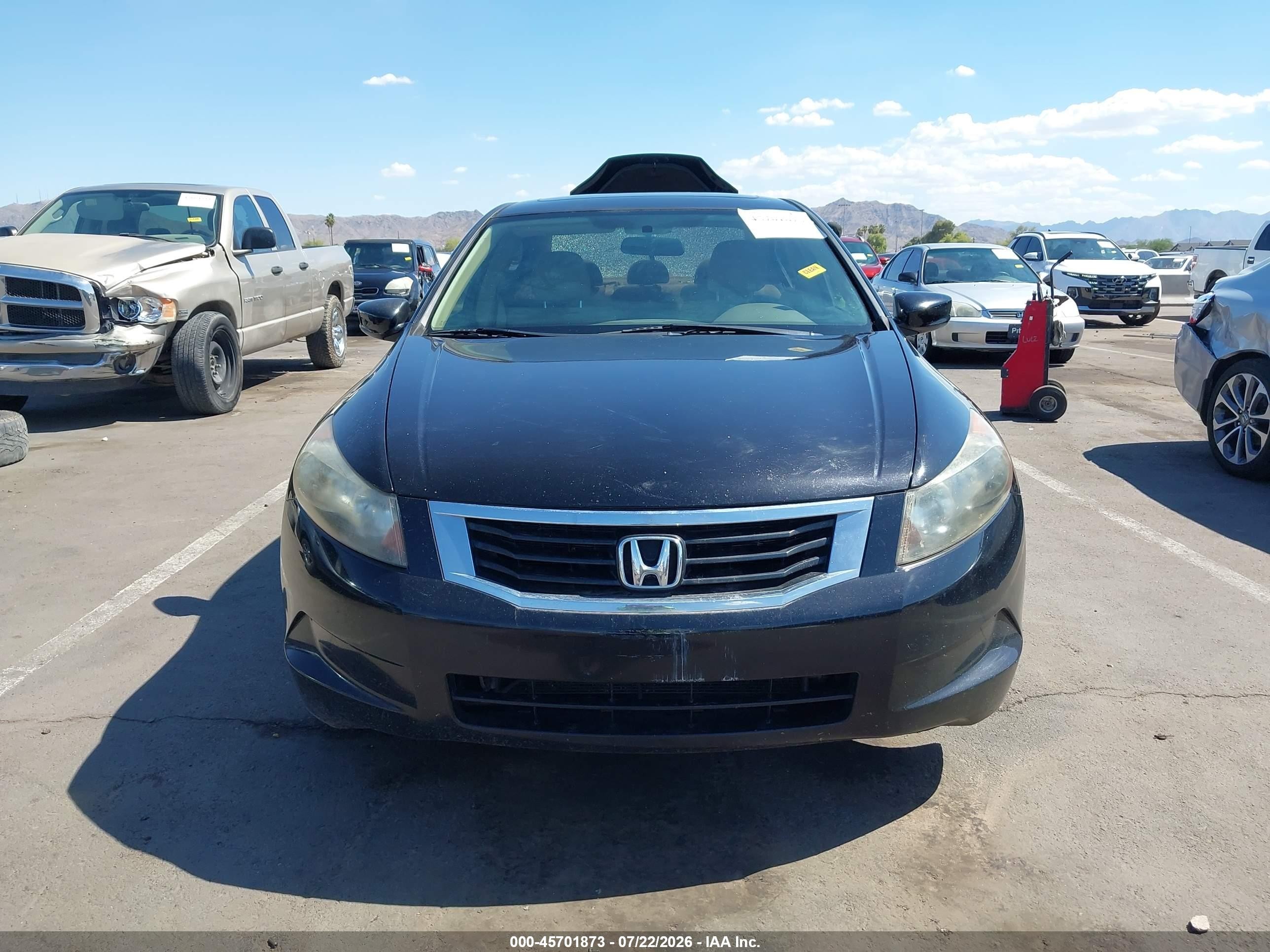 2008 Honda Accord 2.4 Ex Black vin: JHMCP26758C031567