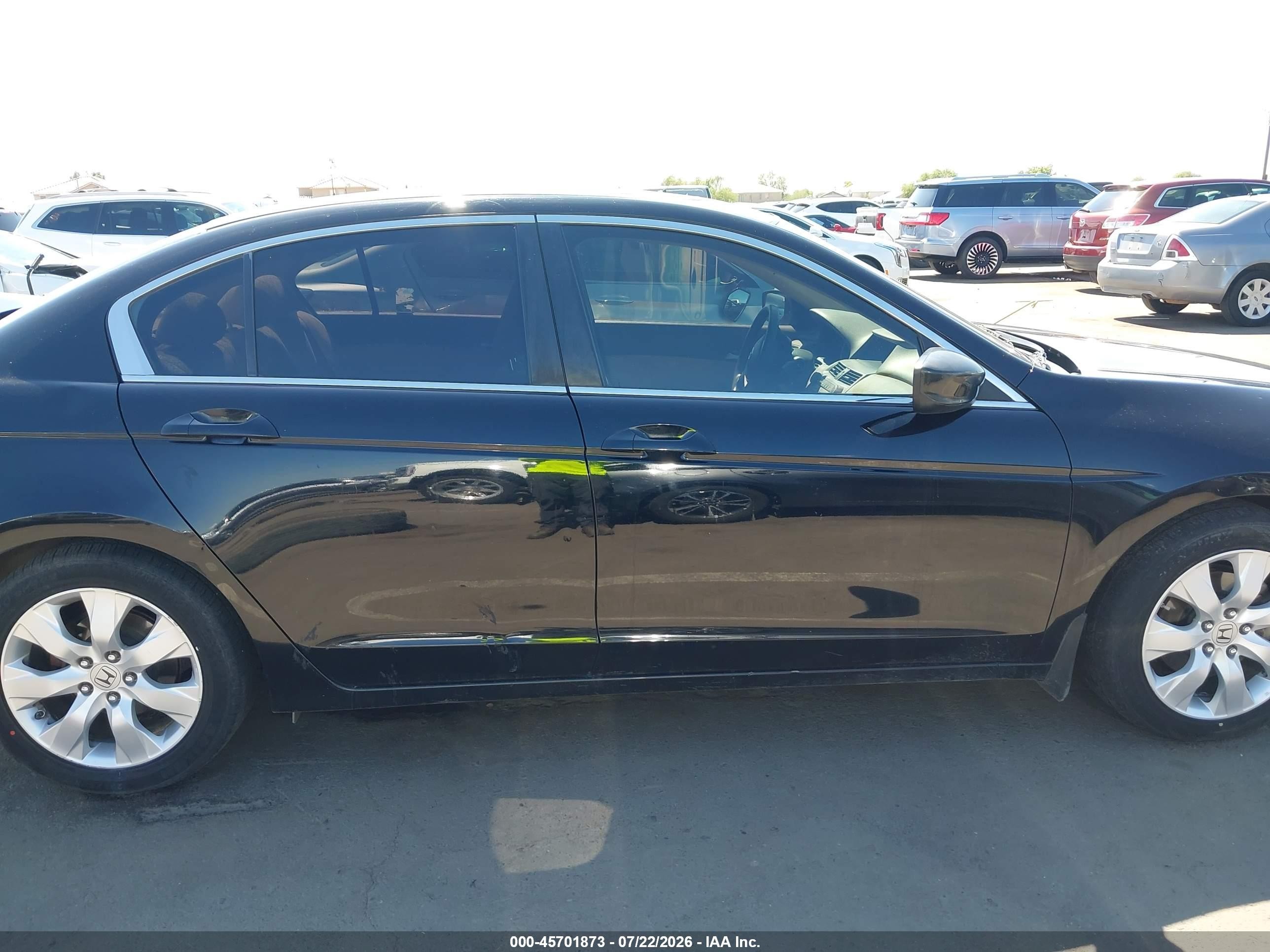 2008 Honda Accord 2.4 Ex Black vin: JHMCP26758C031567