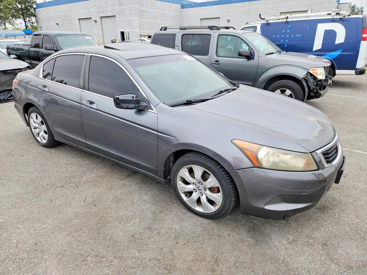 2008 Honda Accord Ex Gray vin: JHMCP26758C051687