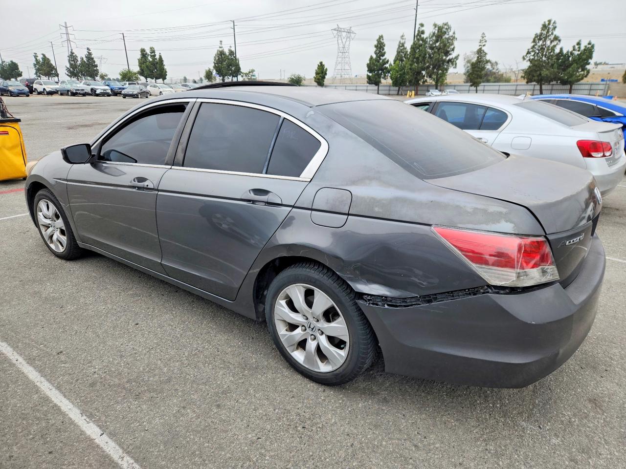 2008 Honda Accord Ex Gray vin: JHMCP26758C051687