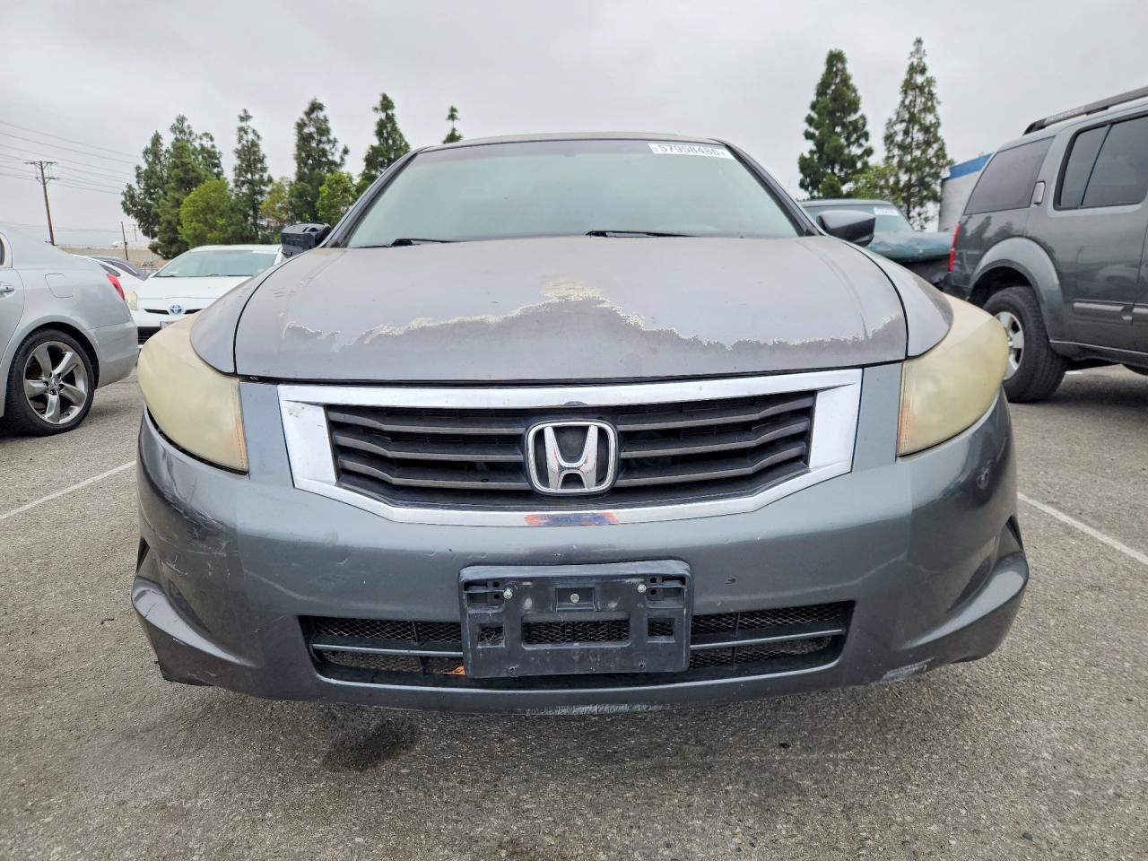 2008 Honda Accord Ex Gray vin: JHMCP26758C051687
