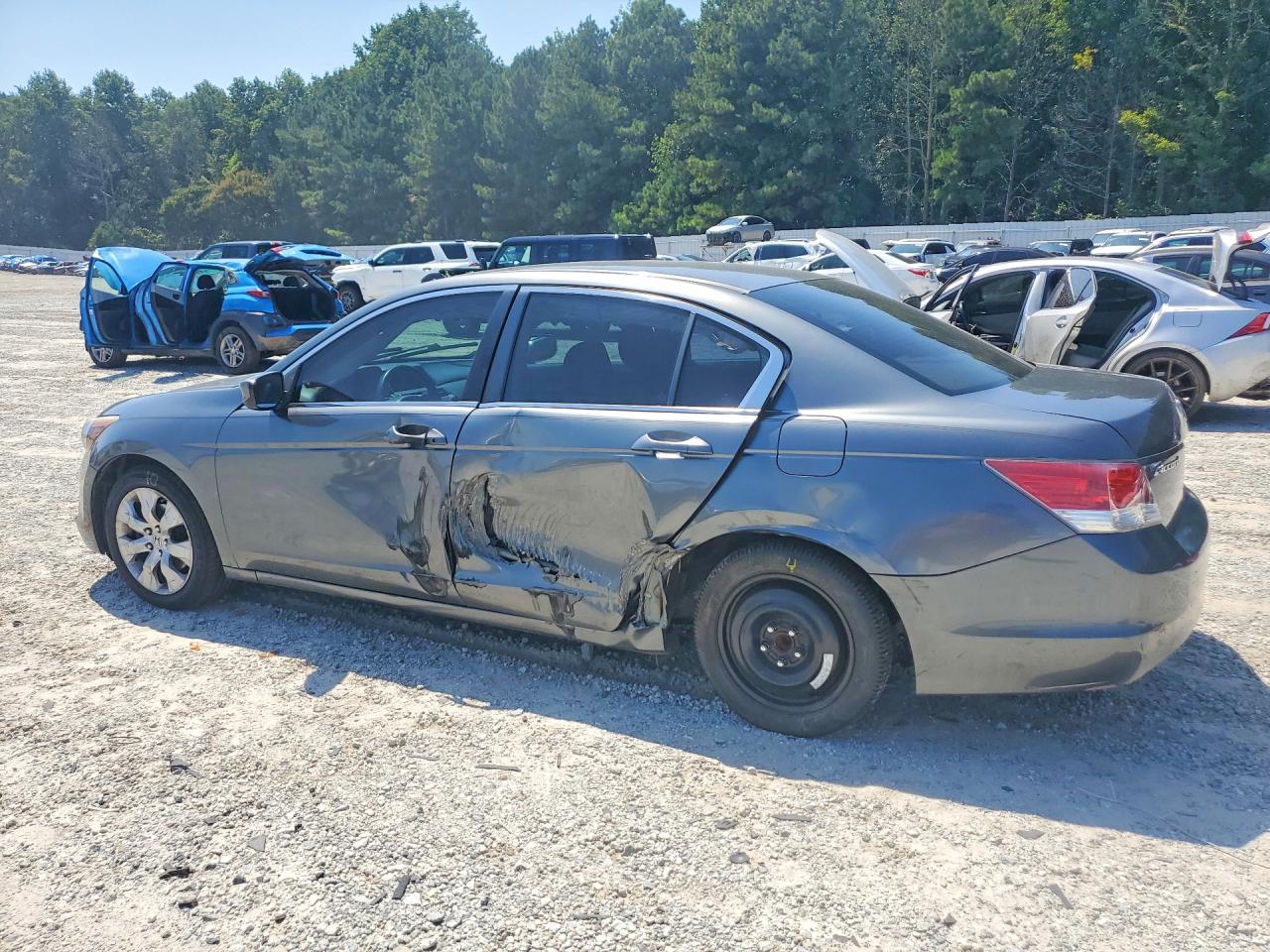 2008 Honda Accord Ex Gray vin: JHMCP26758C066545
