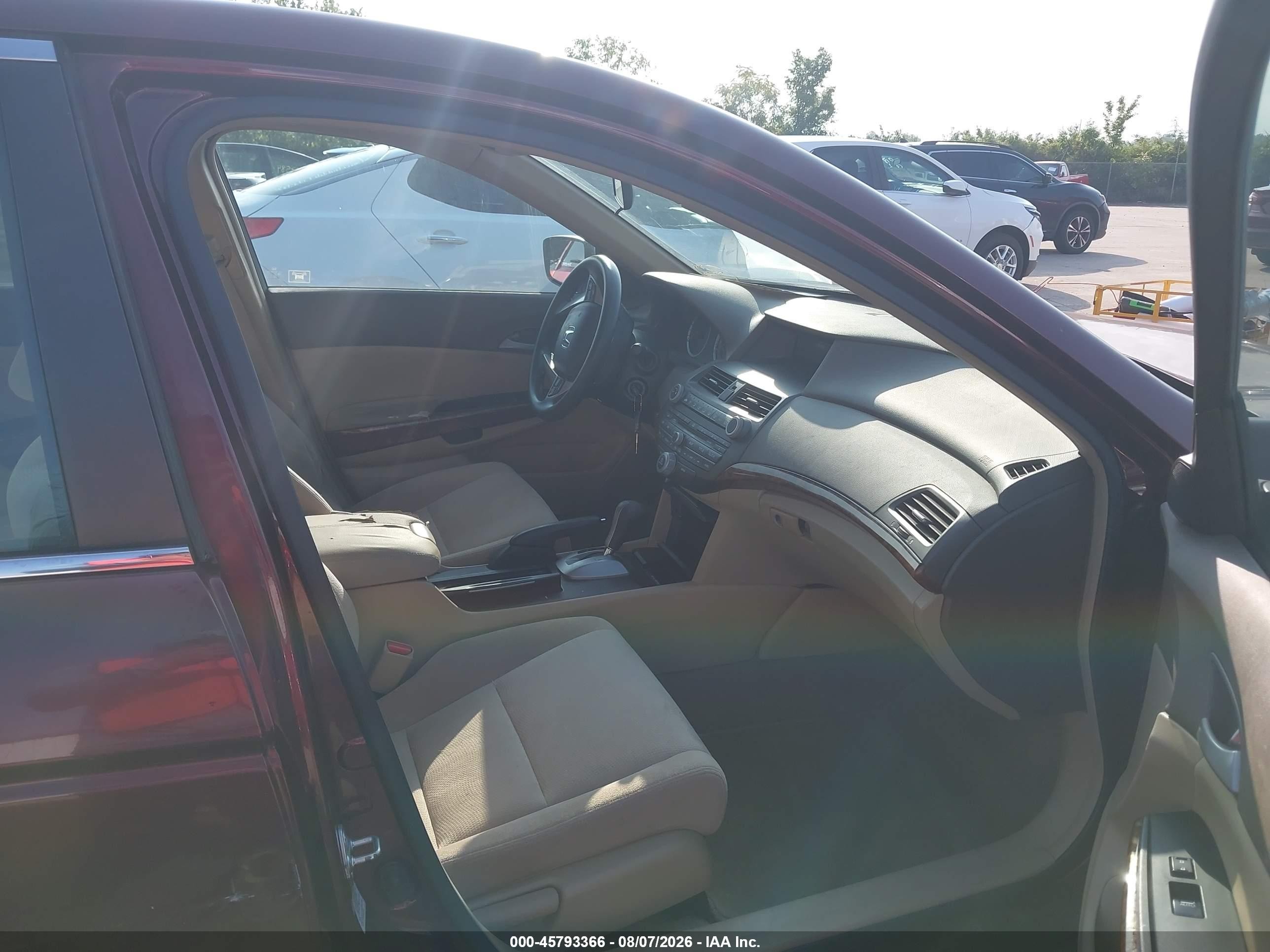 2008 Honda Accord 2.4 Ex Purple vin: JHMCP26758C077609