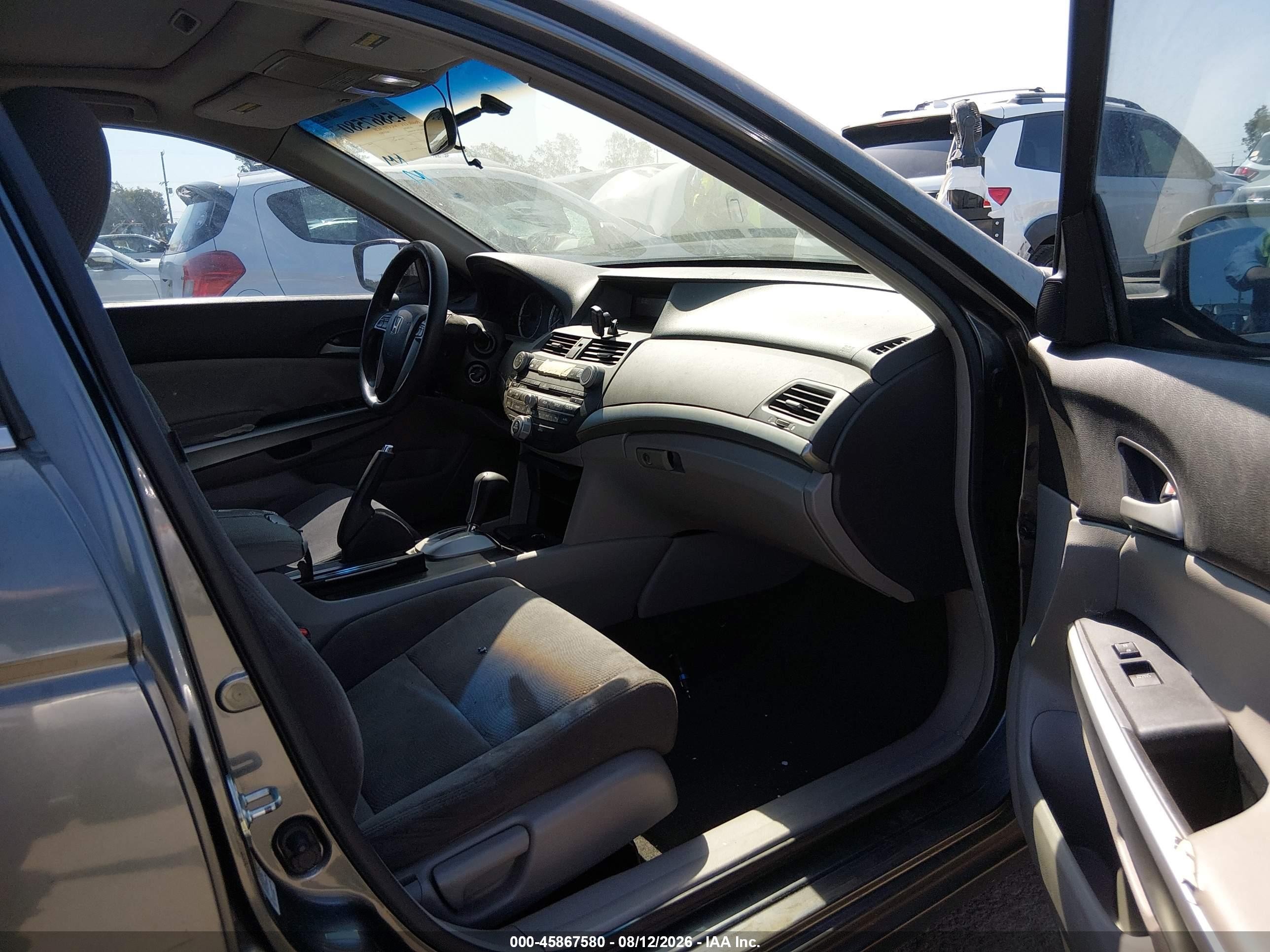 2009 Honda Accord 2.4 Ex Gray vin: JHMCP26759C004807