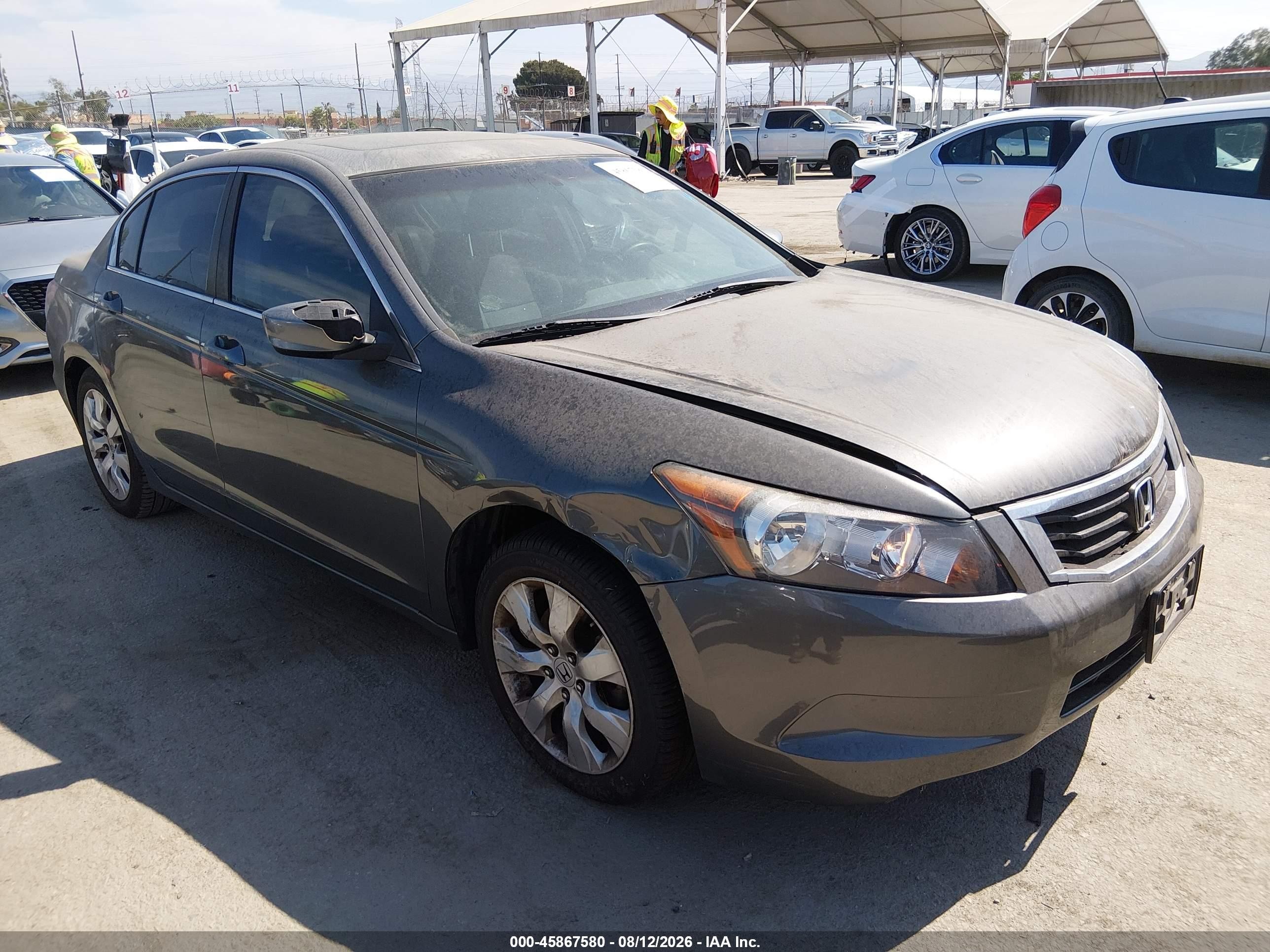 2009 Honda Accord 2.4 Ex Gray vin: JHMCP26759C004807