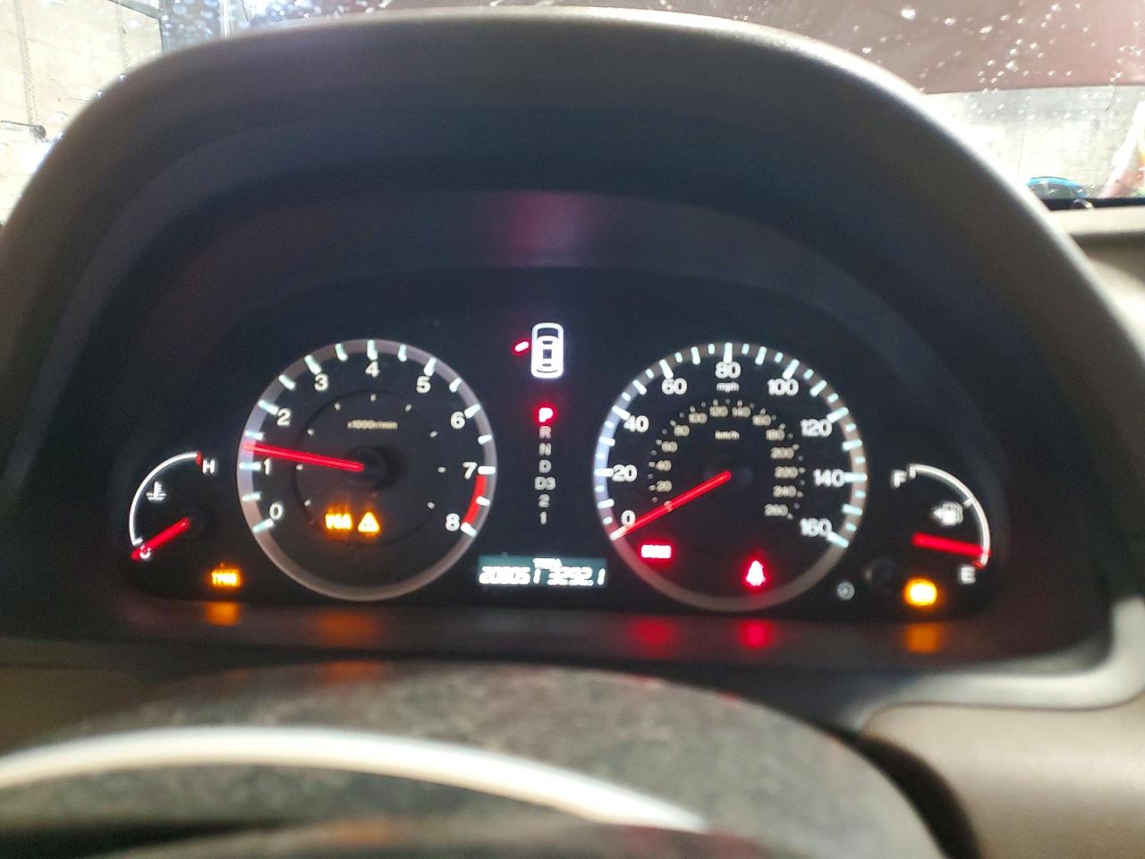 2008 Honda Accord Ex Burgundy vin: JHMCP26768C048622