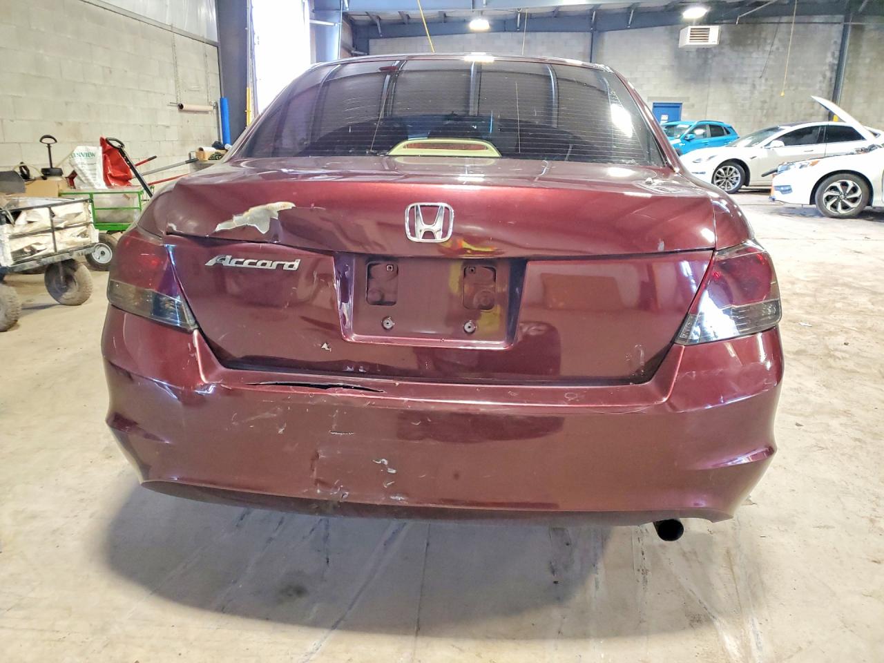 2008 Honda Accord Ex Burgundy vin: JHMCP26768C048622