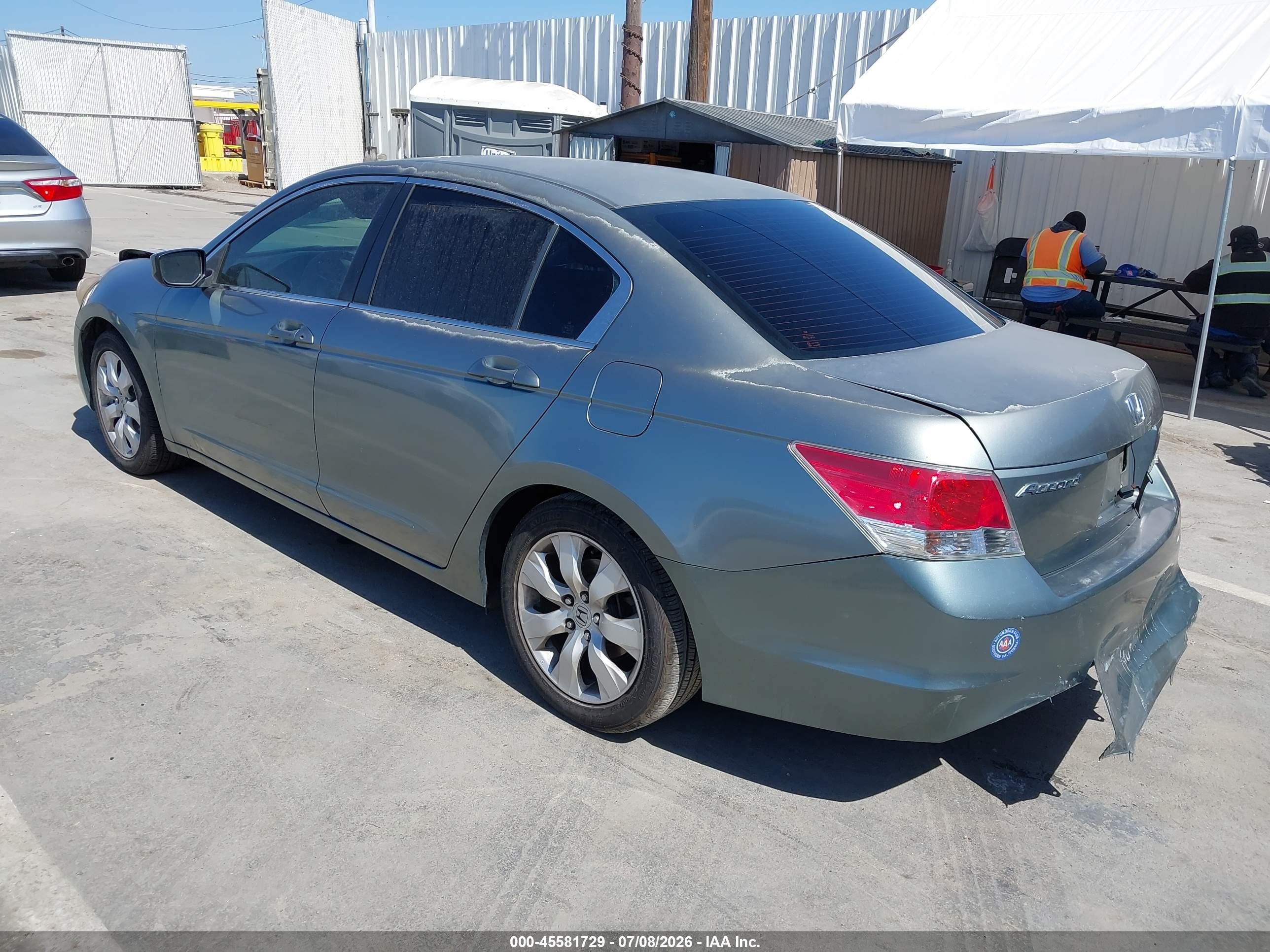 2008 Honda Accord 2.4 Ex Gray vin: JHMCP26768C054663