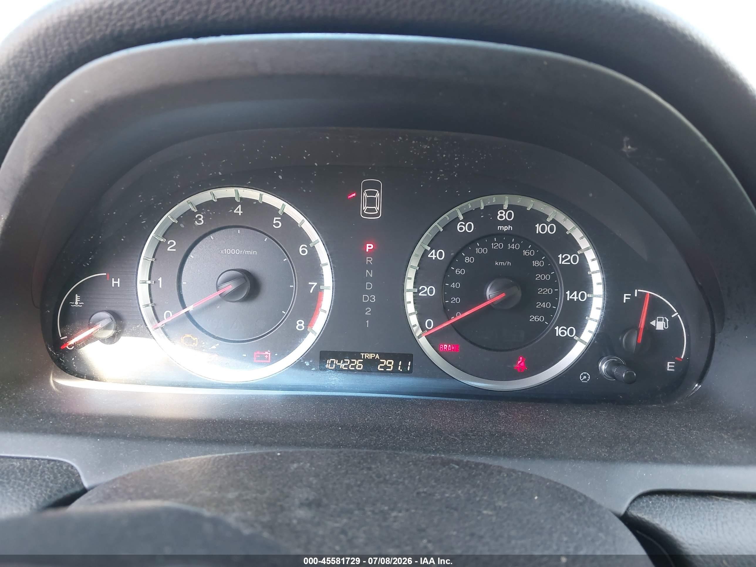 2008 Honda Accord 2.4 Ex Gray vin: JHMCP26768C054663