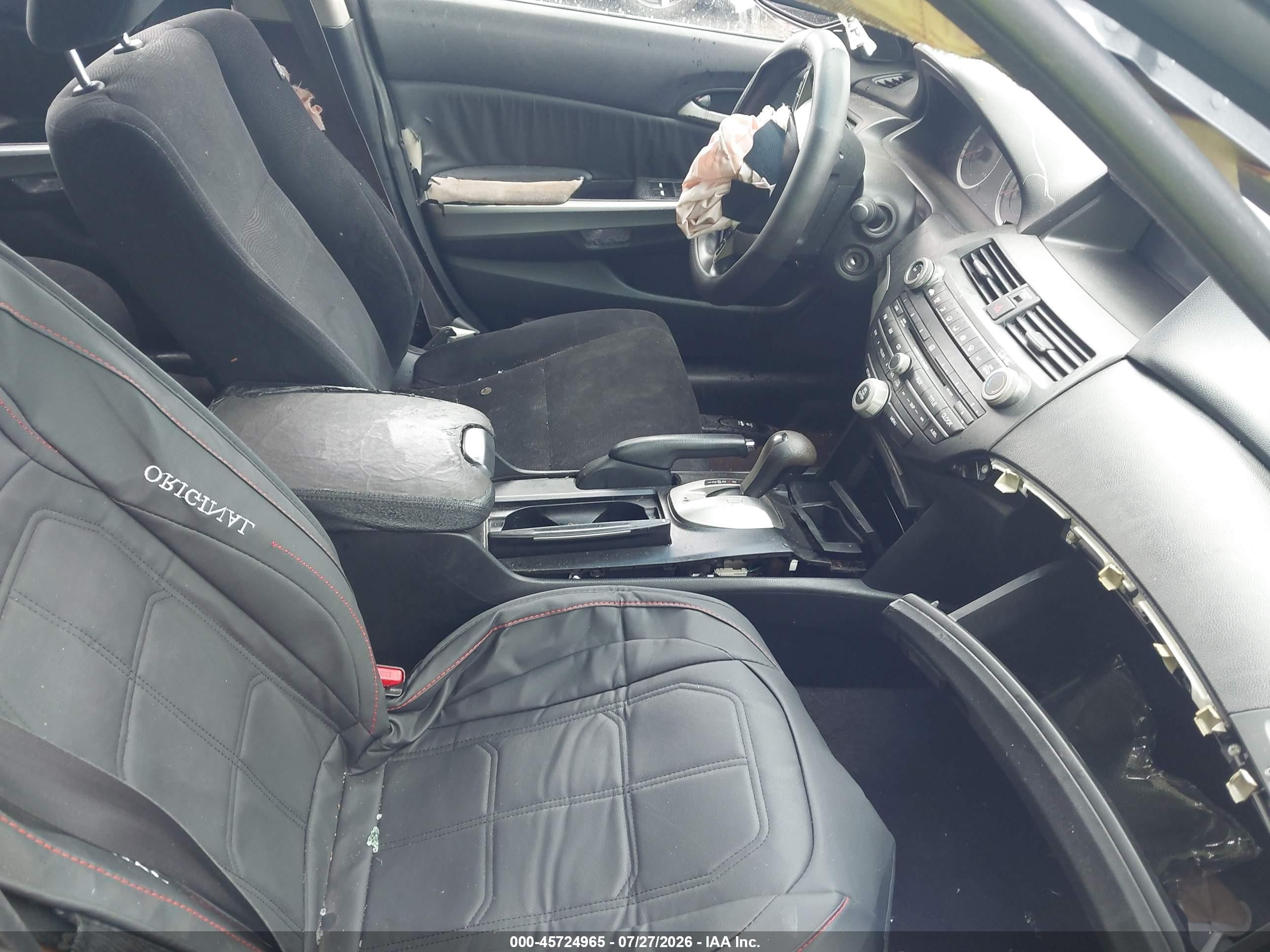 2008 Honda Accord 2.4 Ex Gray vin: JHMCP26788C004122