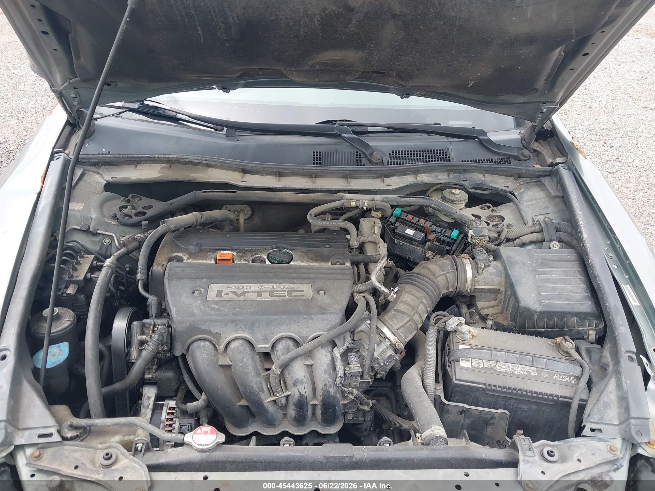 2008 Honda Accord 2.4 Ex Silver vin: JHMCP26788C021177