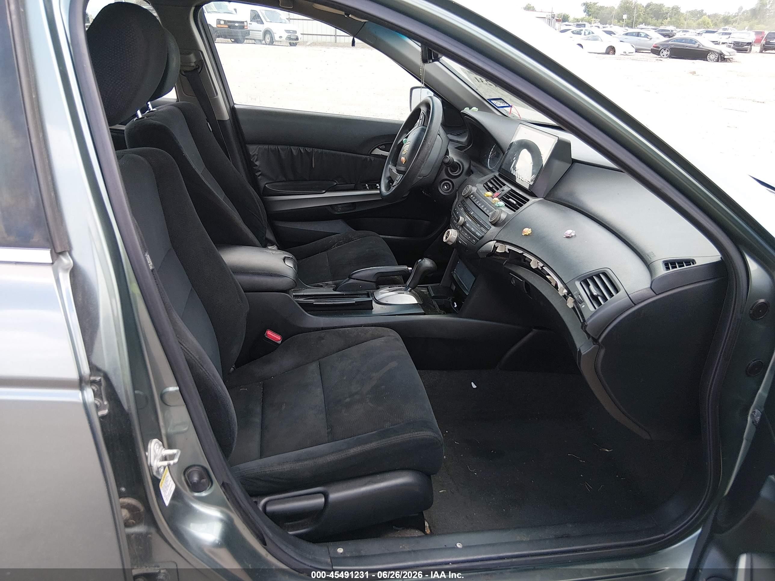 2008 Honda Accord 2.4 Ex Gray vin: JHMCP26788C078043