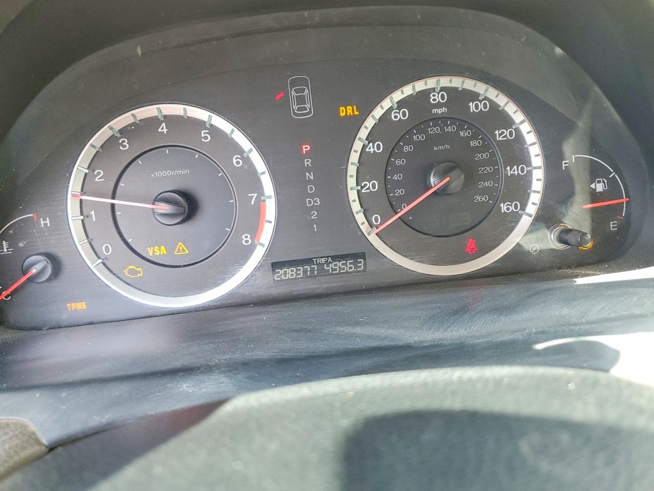 2008 Honda Accord Ex Tan vin: JHMCP267X8C006793