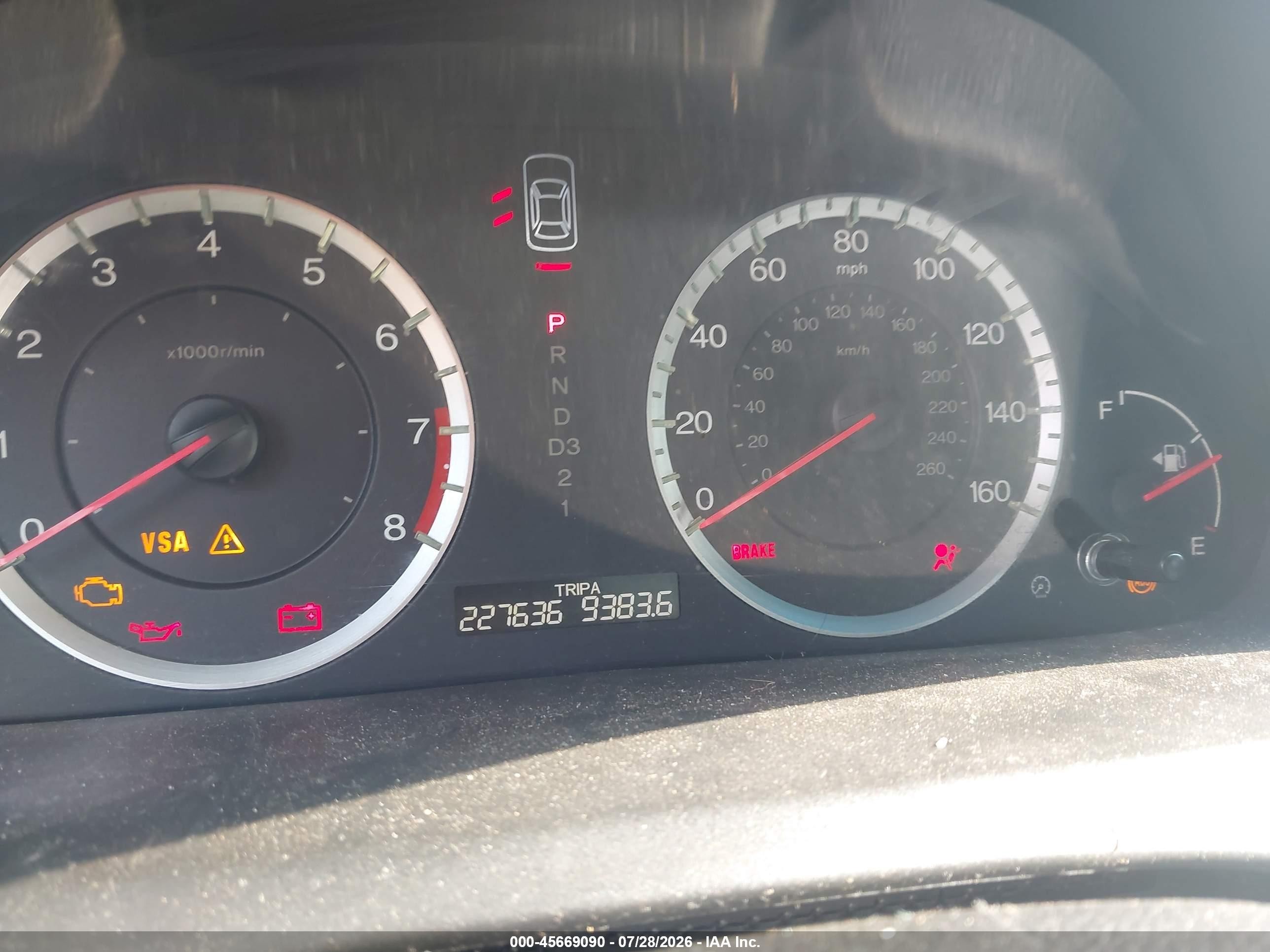2008 Honda Accord 2.4 Ex-l Gray vin: JHMCP26808C012952