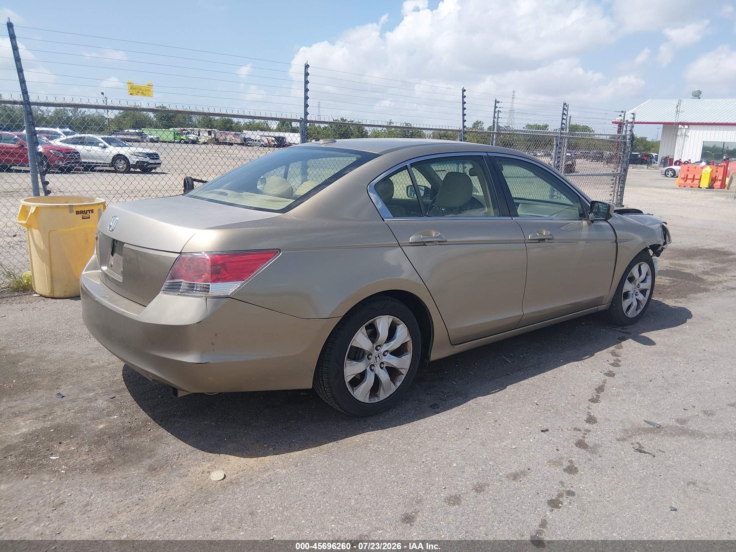 2008 Honda Accord 2.4 Ex-l Gold vin: JHMCP26808C032828