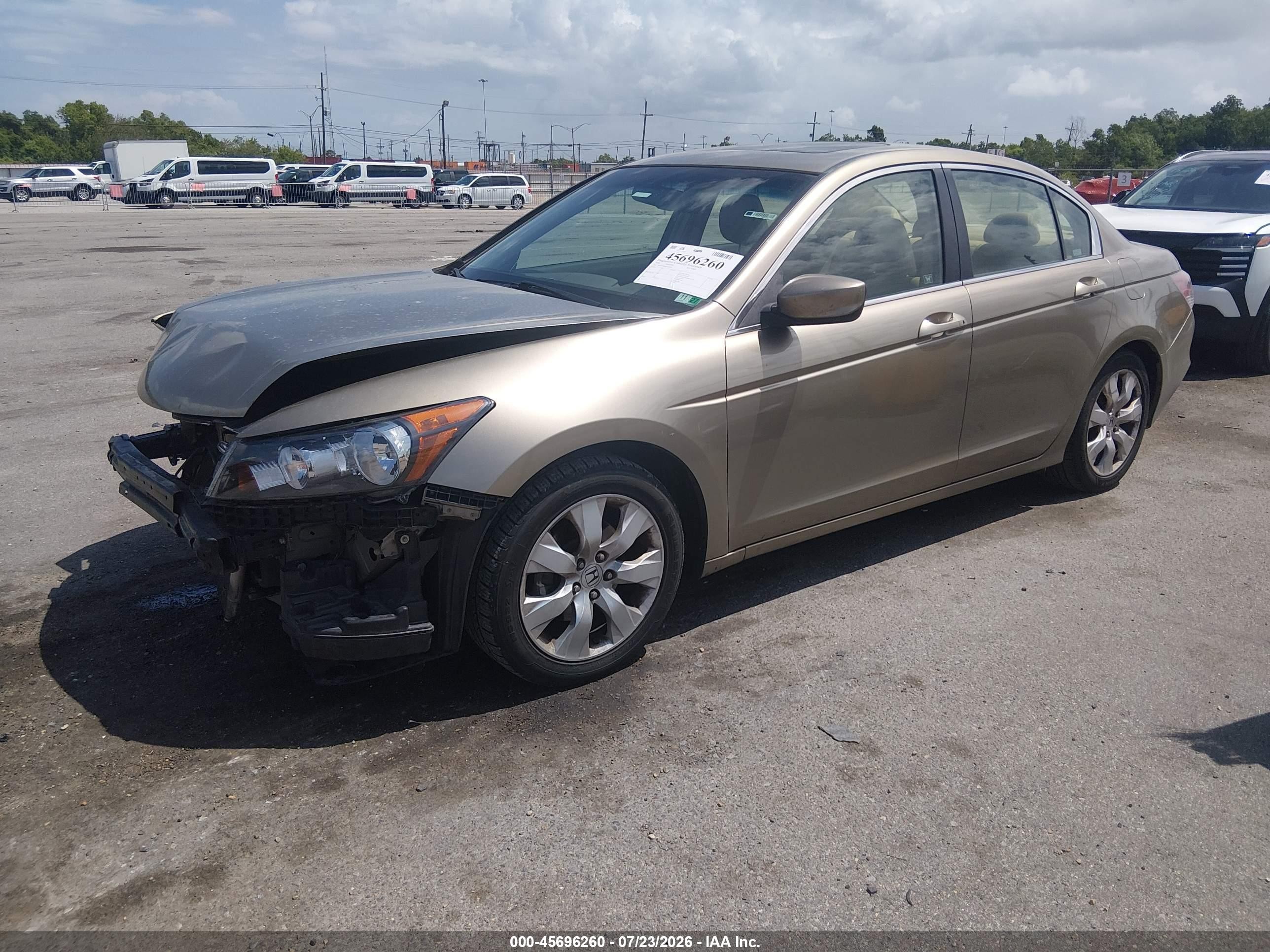 2008 Honda Accord 2.4 Ex-l Gold vin: JHMCP26808C032828
