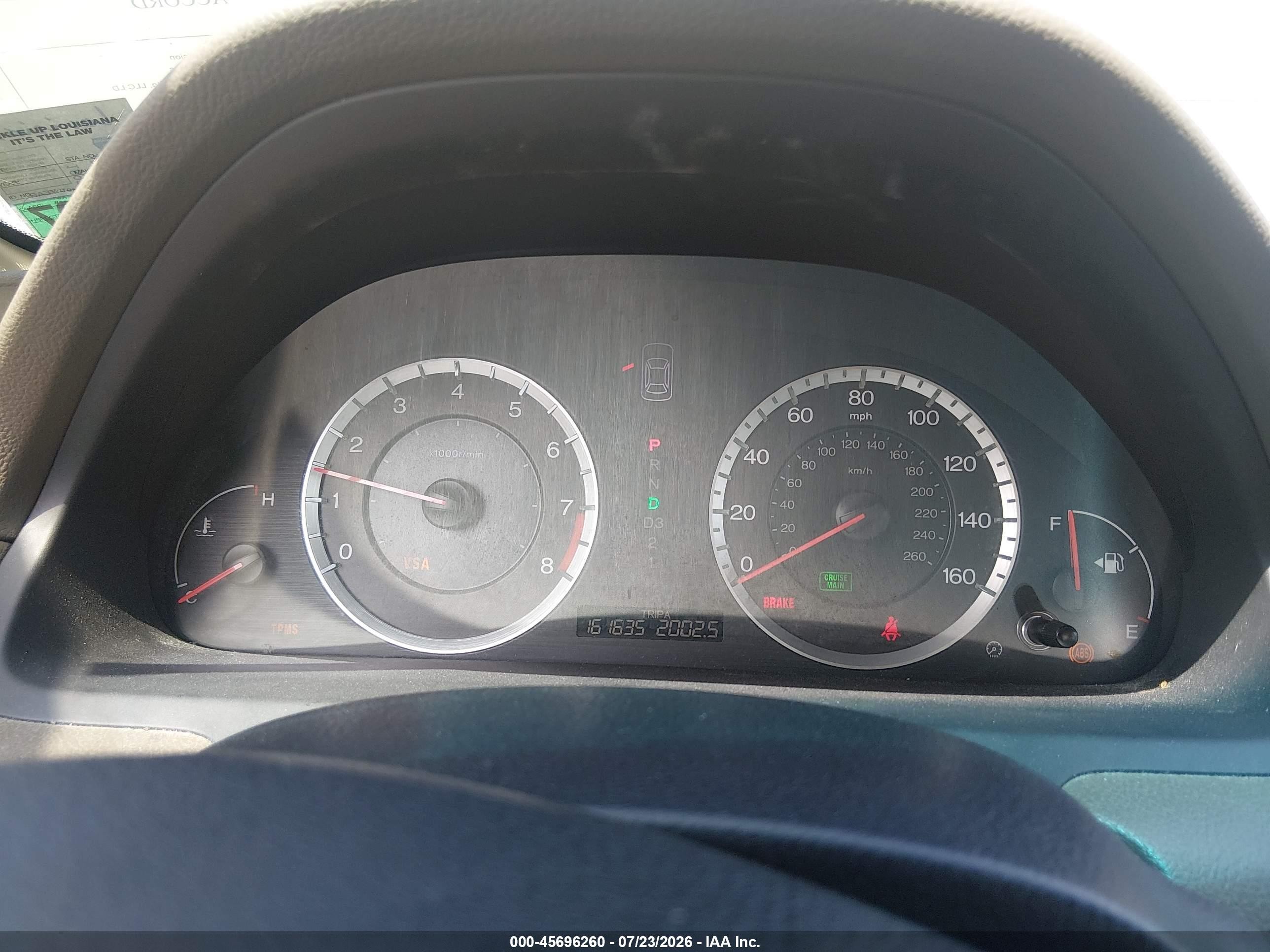 2008 Honda Accord 2.4 Ex-l Gold vin: JHMCP26808C032828