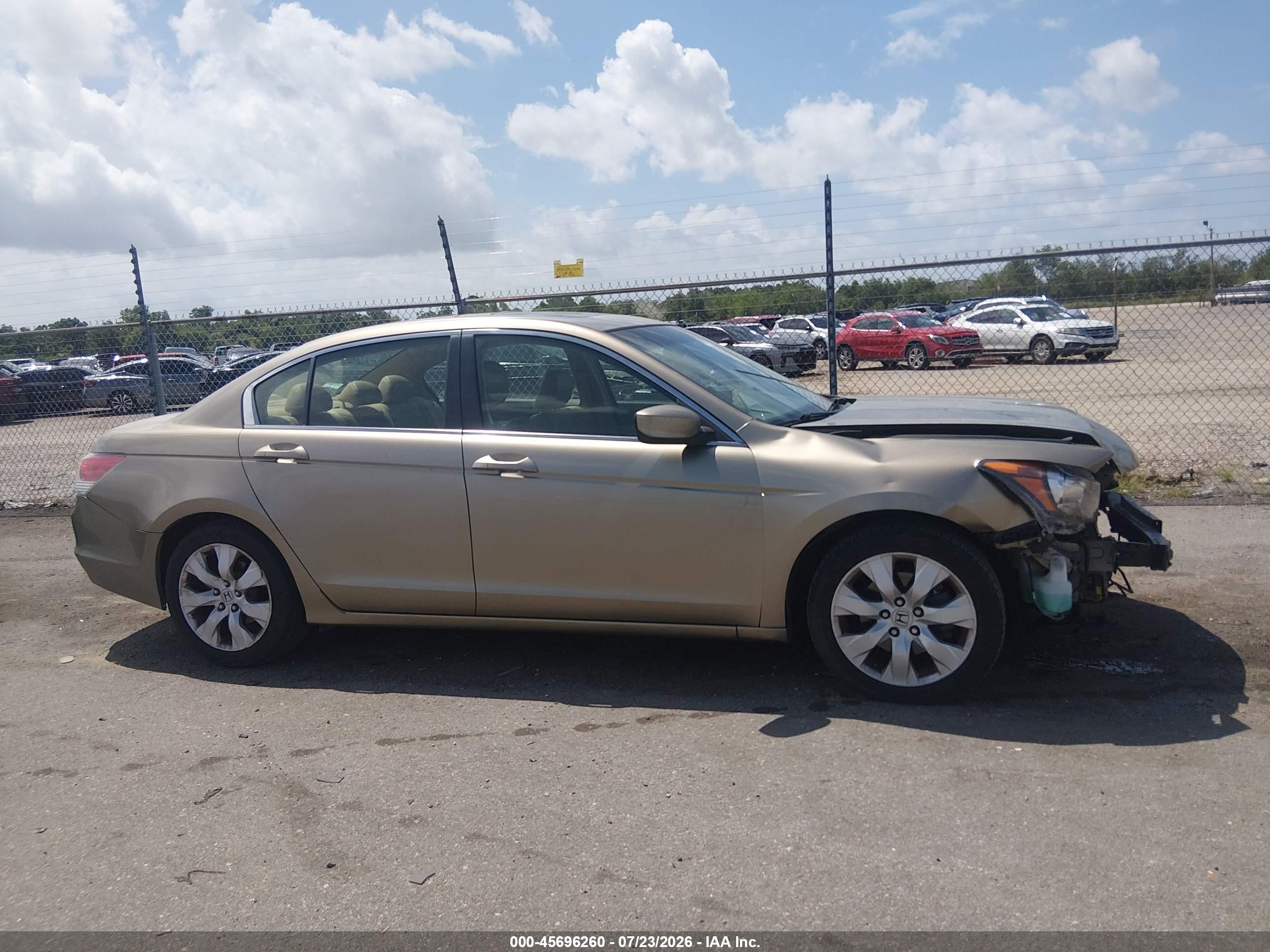 2008 Honda Accord 2.4 Ex-l Gold vin: JHMCP26808C032828
