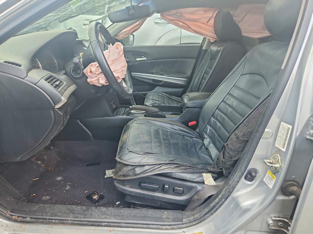 2008 Honda Accord Exl Silver vin: JHMCP26808C036877