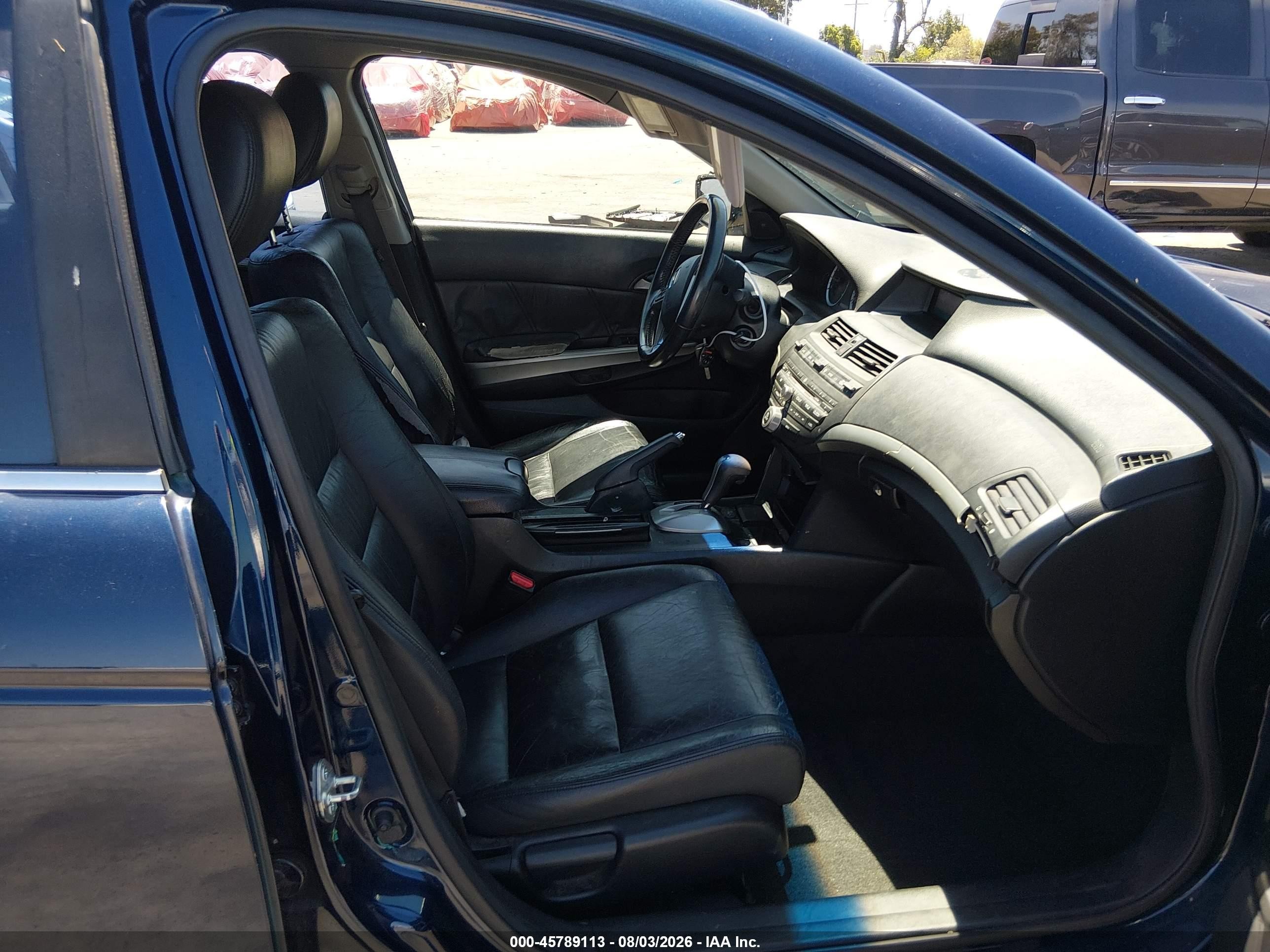 2008 Honda Accord 2.4 Ex-l Blue vin: JHMCP26808C040542