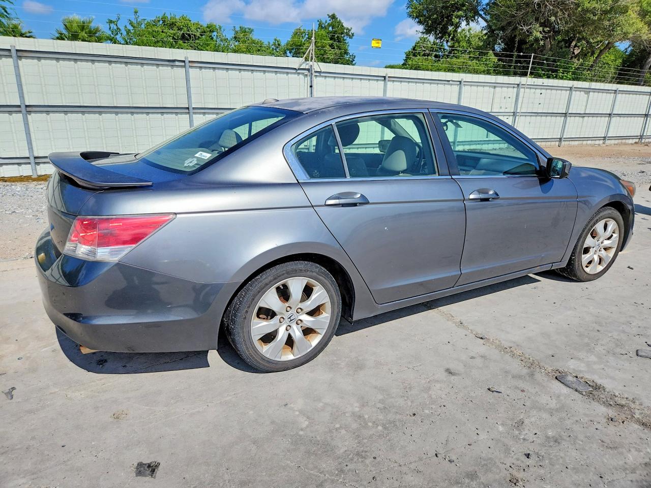 2008 Honda Accord Exl Gray vin: JHMCP26808C042632