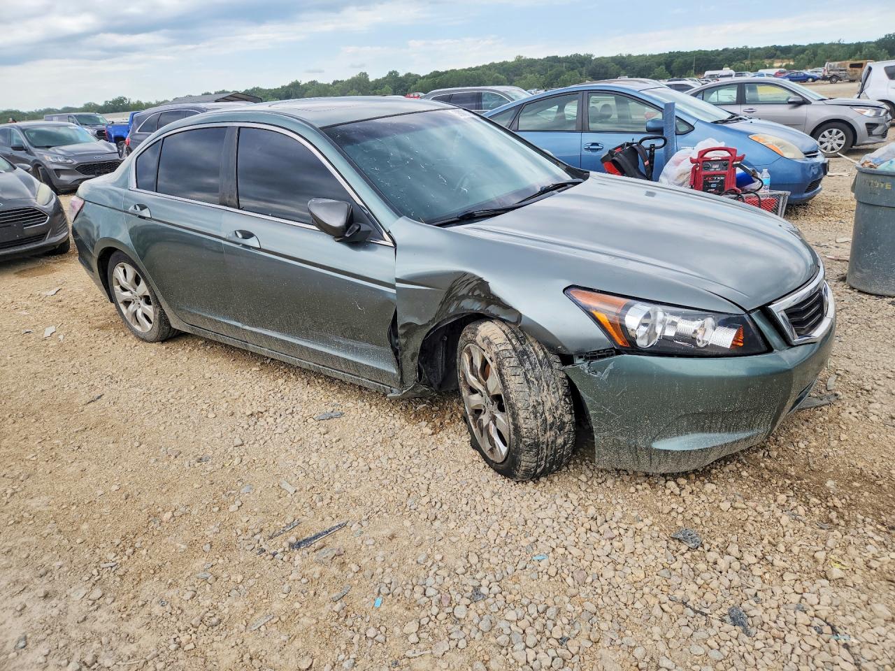 2008 Honda Accord Exl Green vin: JHMCP26808C056742