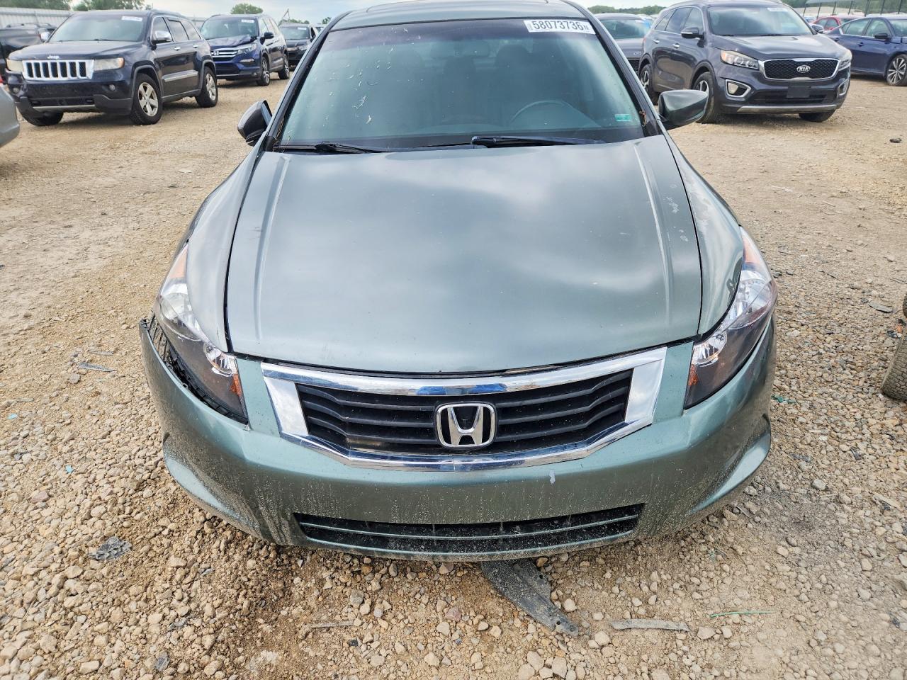 2008 Honda Accord Exl Green vin: JHMCP26808C056742