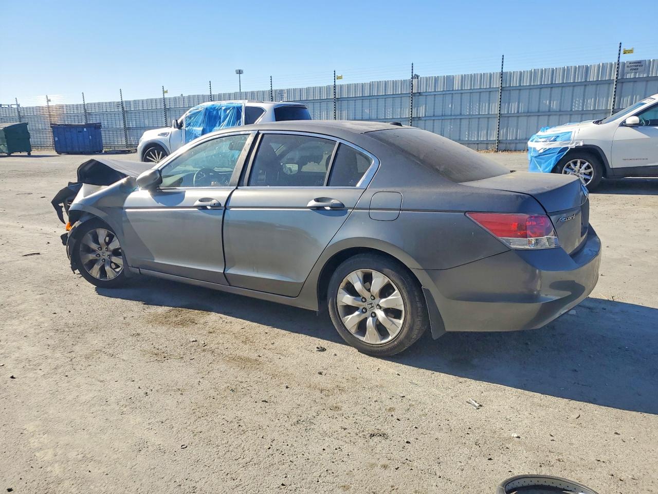 2008 Honda Accord Exl Gray vin: JHMCP26808C069670
