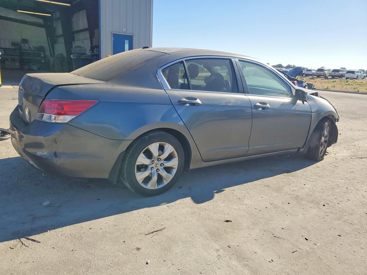 2008 Honda Accord Exl Gray vin: JHMCP26808C069670