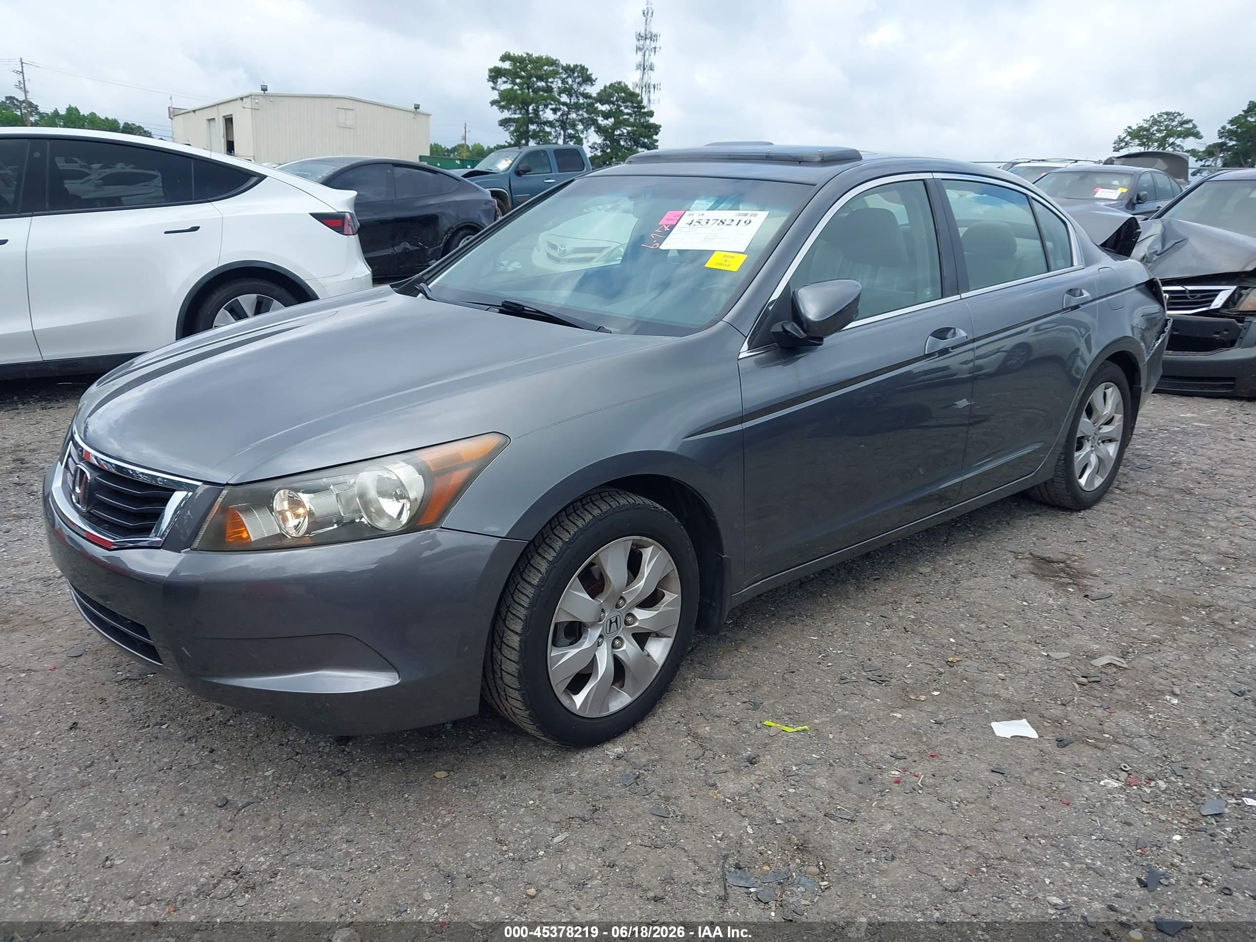 2008 Honda Accord 2.4 Ex-l Silver vin: JHMCP26808C077509
