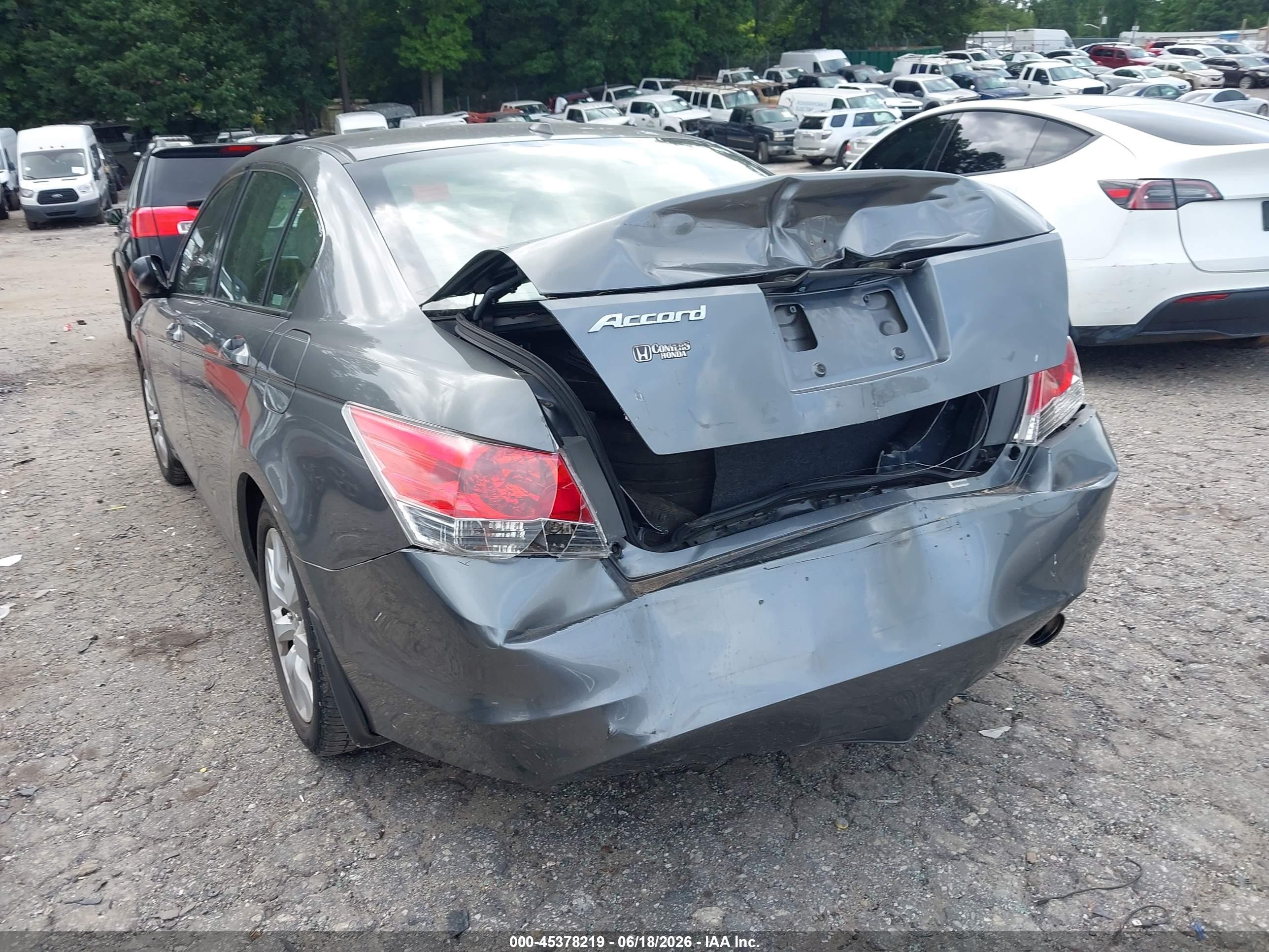 2008 Honda Accord 2.4 Ex-l Silver vin: JHMCP26808C077509