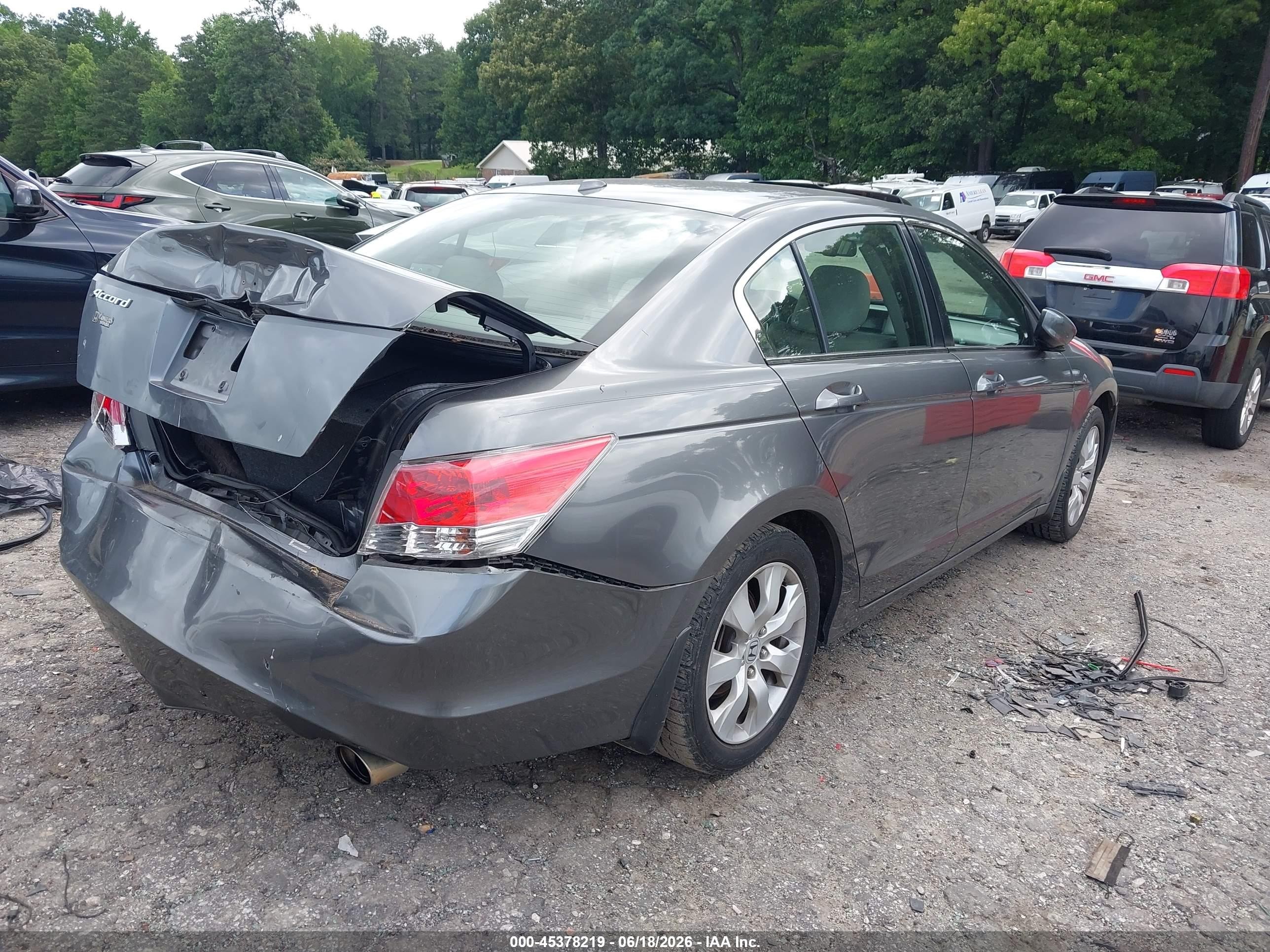 2008 Honda Accord 2.4 Ex-l Silver vin: JHMCP26808C077509