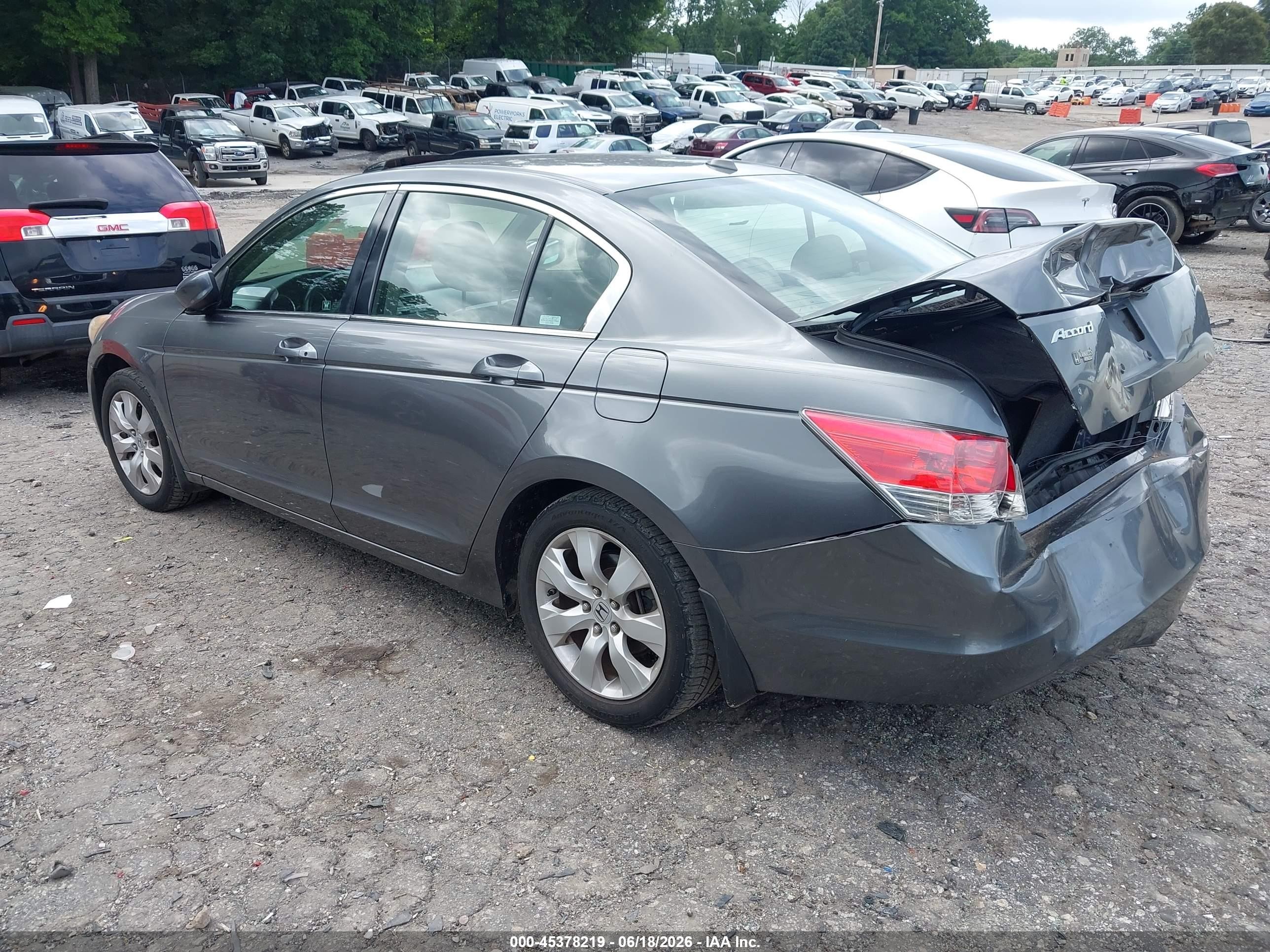2008 Honda Accord 2.4 Ex-l Silver vin: JHMCP26808C077509