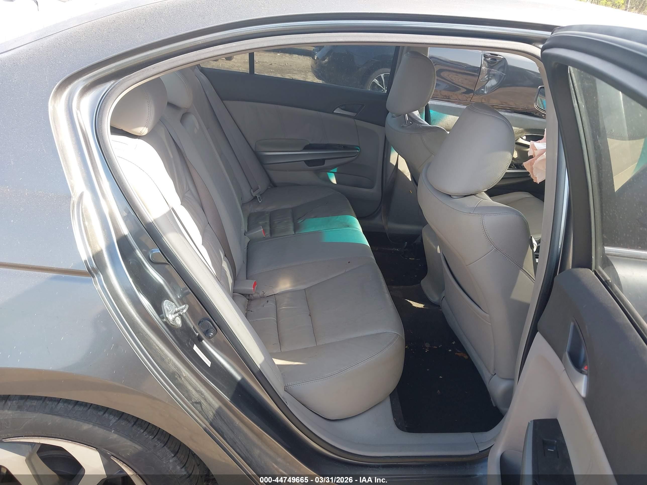 2009 Honda Accord 2.4 Ex-l Gray vin: JHMCP26809C010541