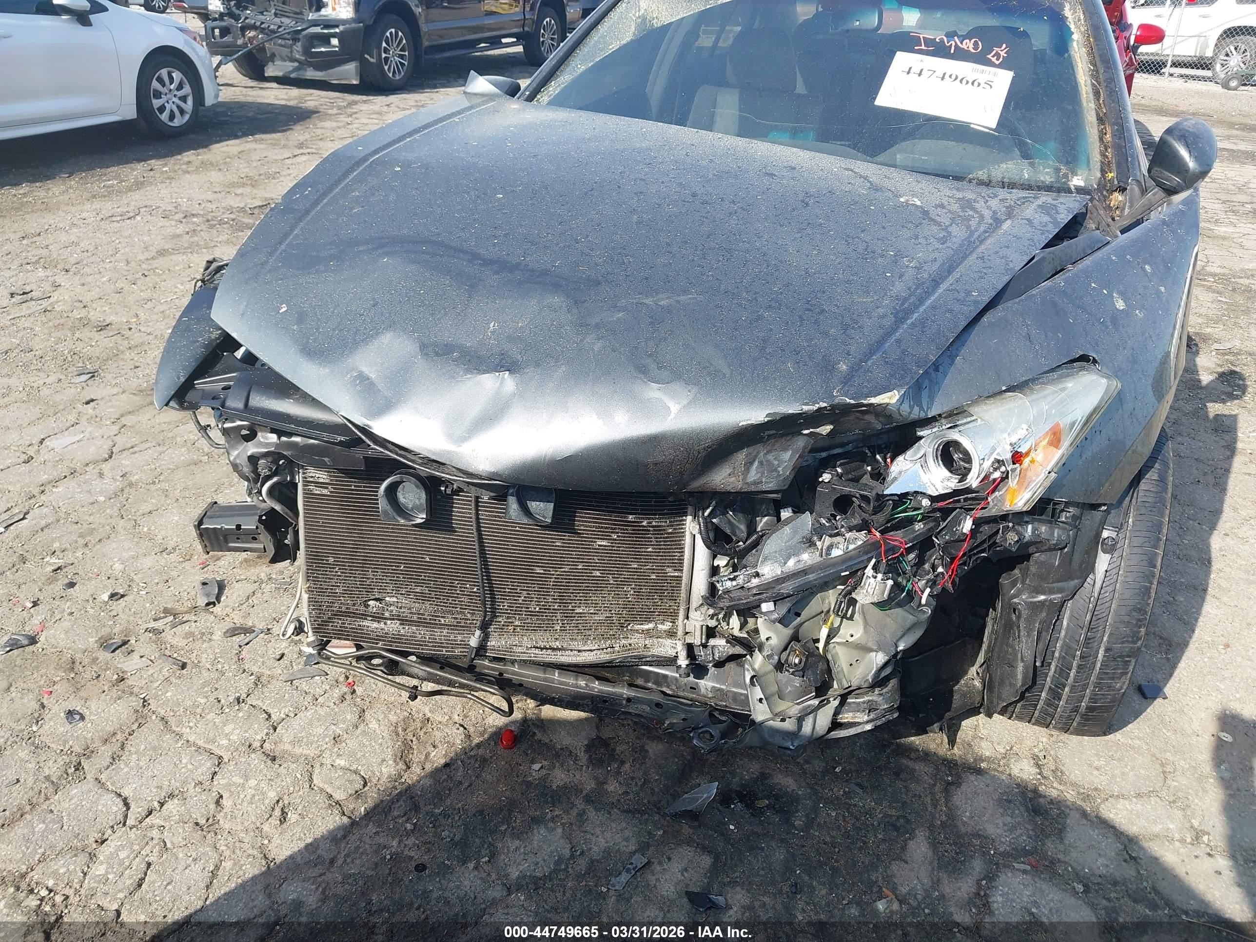 2009 Honda Accord 2.4 Ex-l Gray vin: JHMCP26809C010541