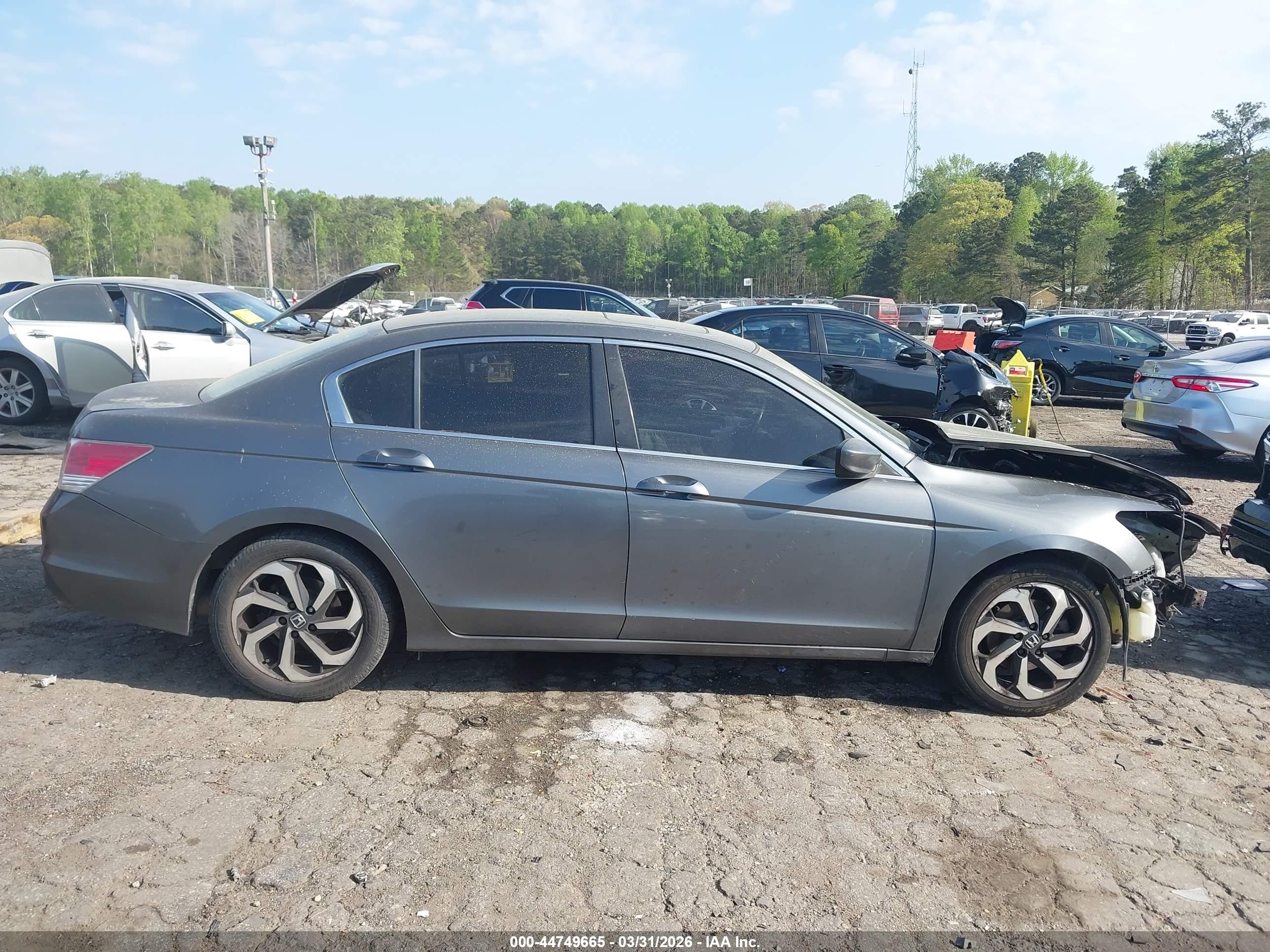 2009 Honda Accord 2.4 Ex-l Gray vin: JHMCP26809C010541