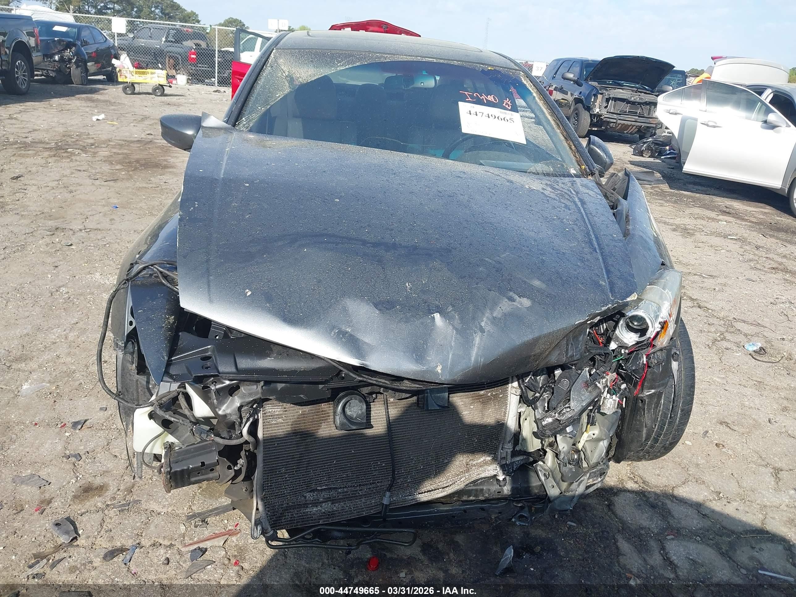 2009 Honda Accord 2.4 Ex-l Gray vin: JHMCP26809C010541
