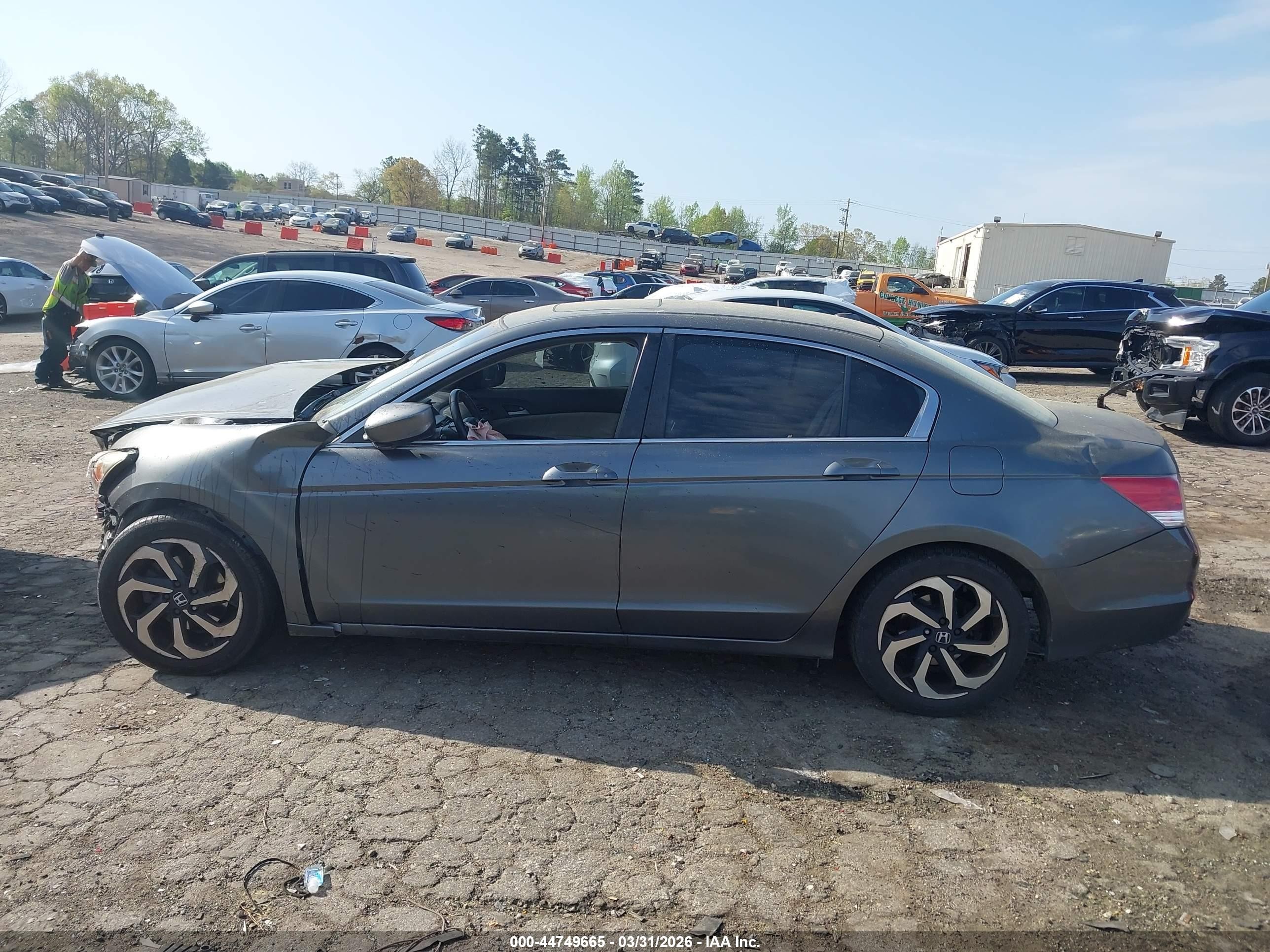 2009 Honda Accord 2.4 Ex-l Gray vin: JHMCP26809C010541