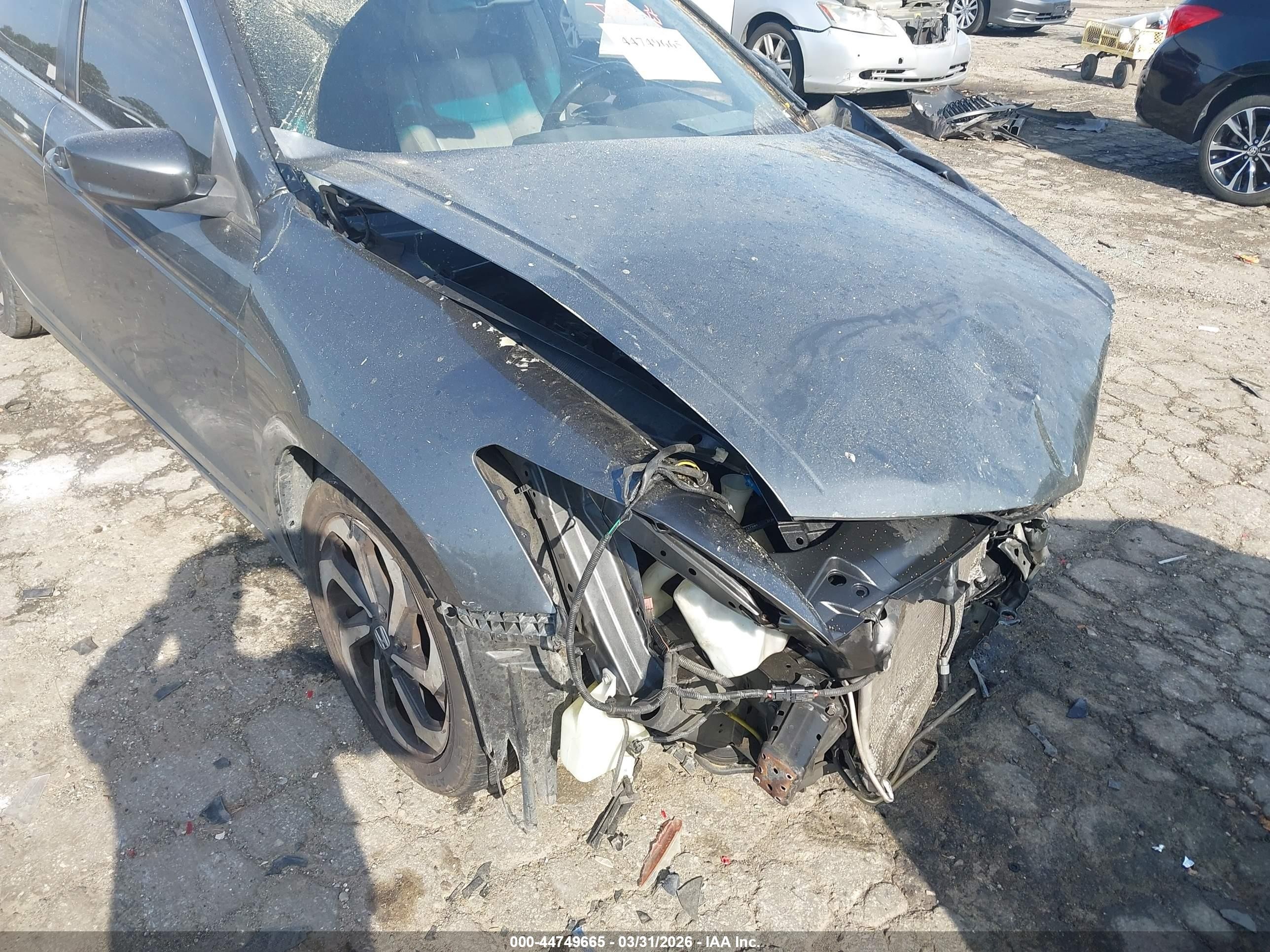 2009 Honda Accord 2.4 Ex-l Gray vin: JHMCP26809C010541