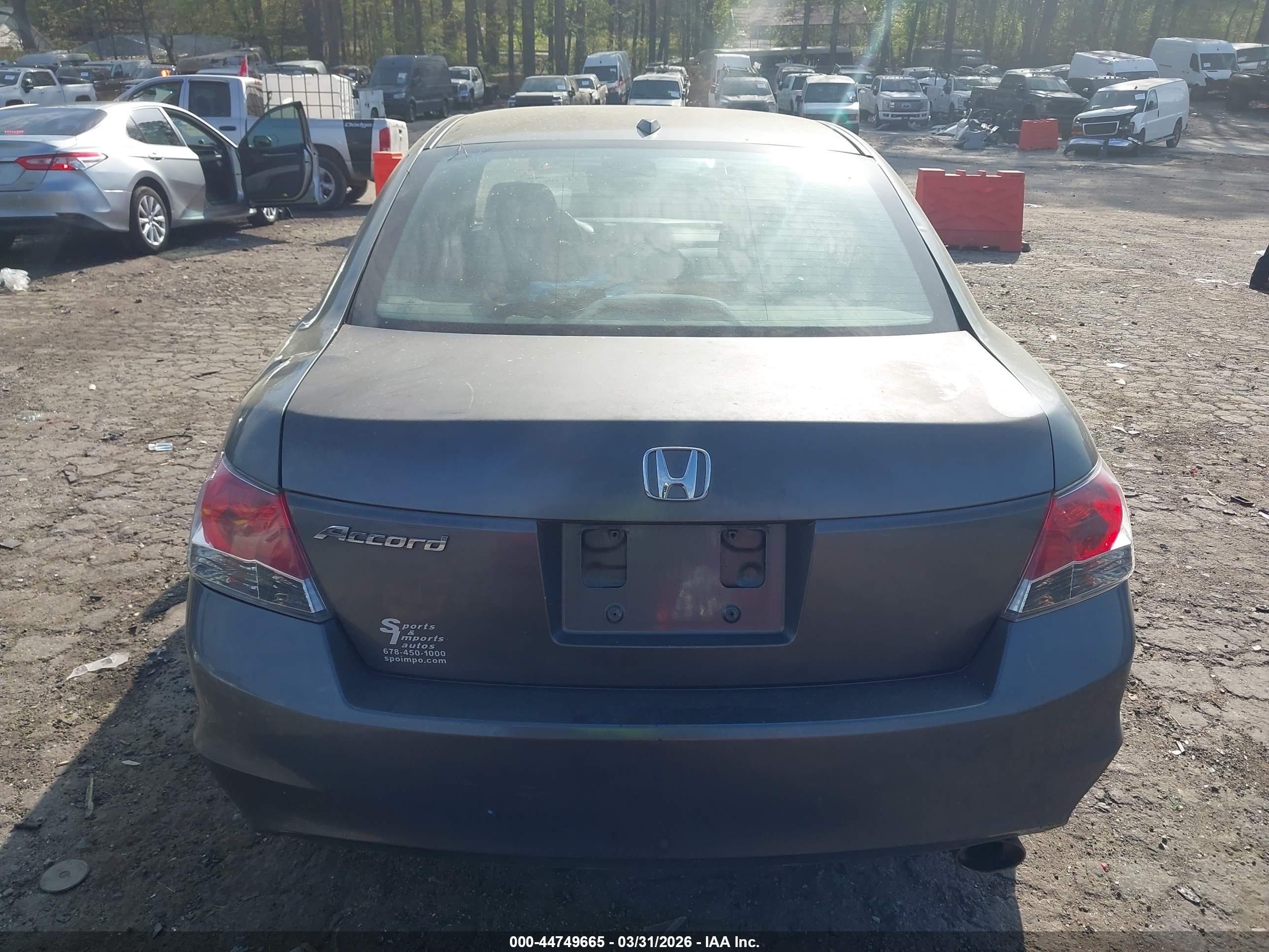 2009 Honda Accord 2.4 Ex-l Gray vin: JHMCP26809C010541