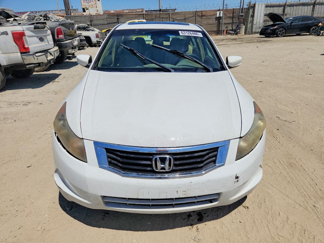 2009 Honda Accord Exl Белый vin: JHMCP26809C017540