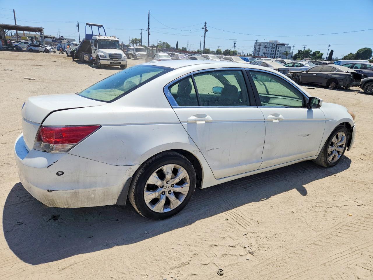 2009 Honda Accord Exl Белый vin: JHMCP26809C017540
