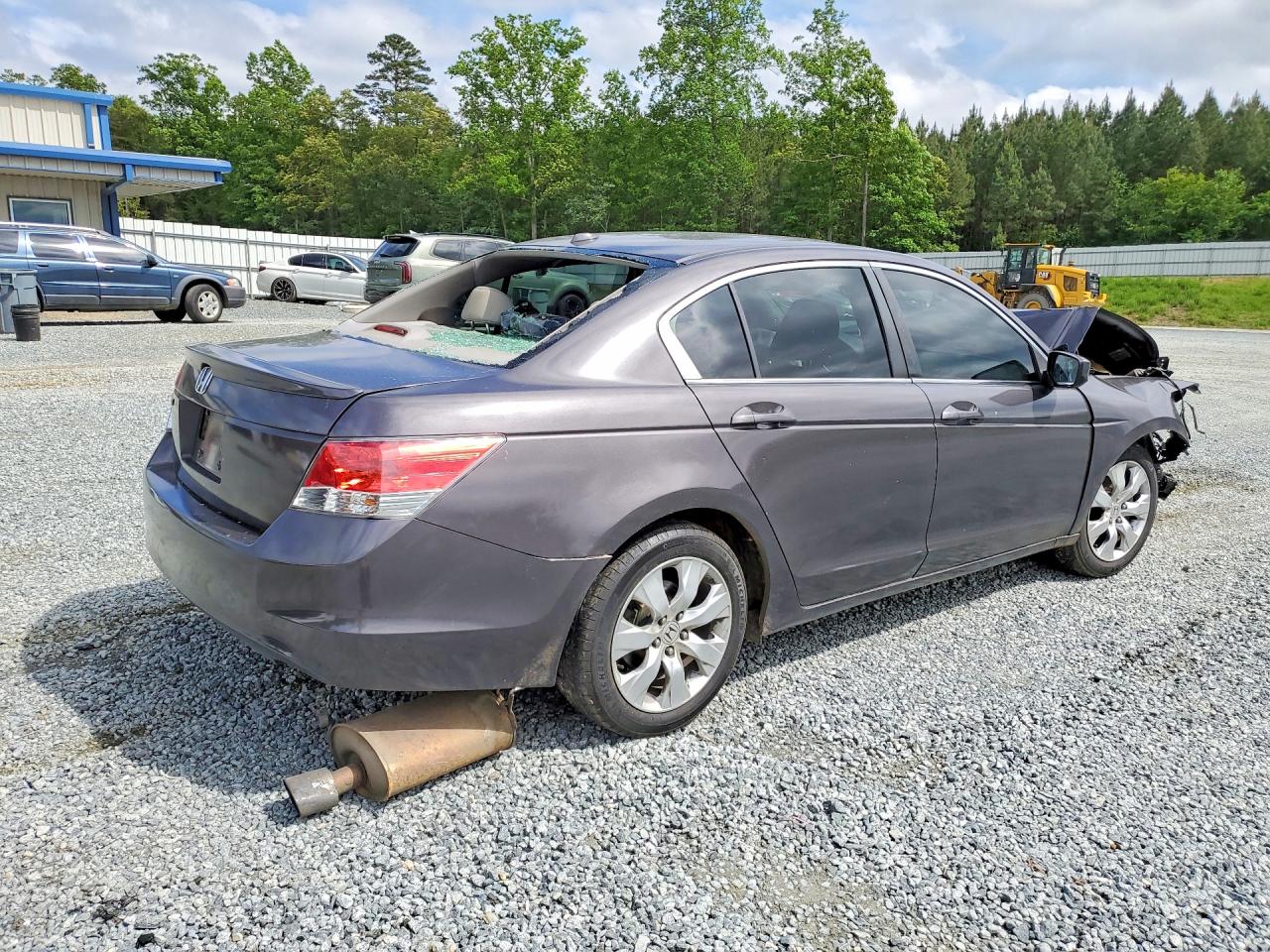 2009 Honda Accord Exl Gray vin: JHMCP26809C017800