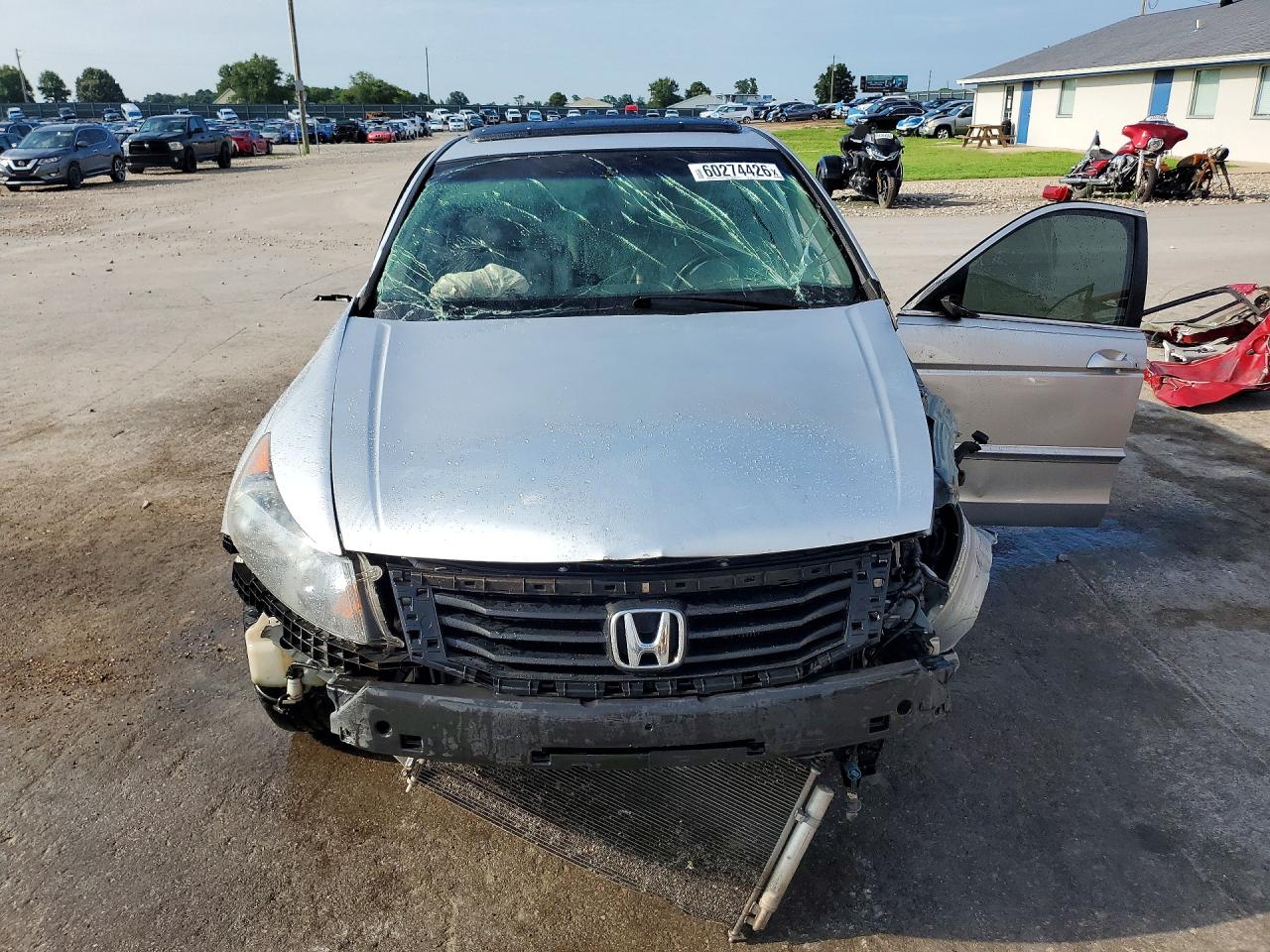 2008 Honda Accord Exl Серебряный vin: JHMCP26818C007243