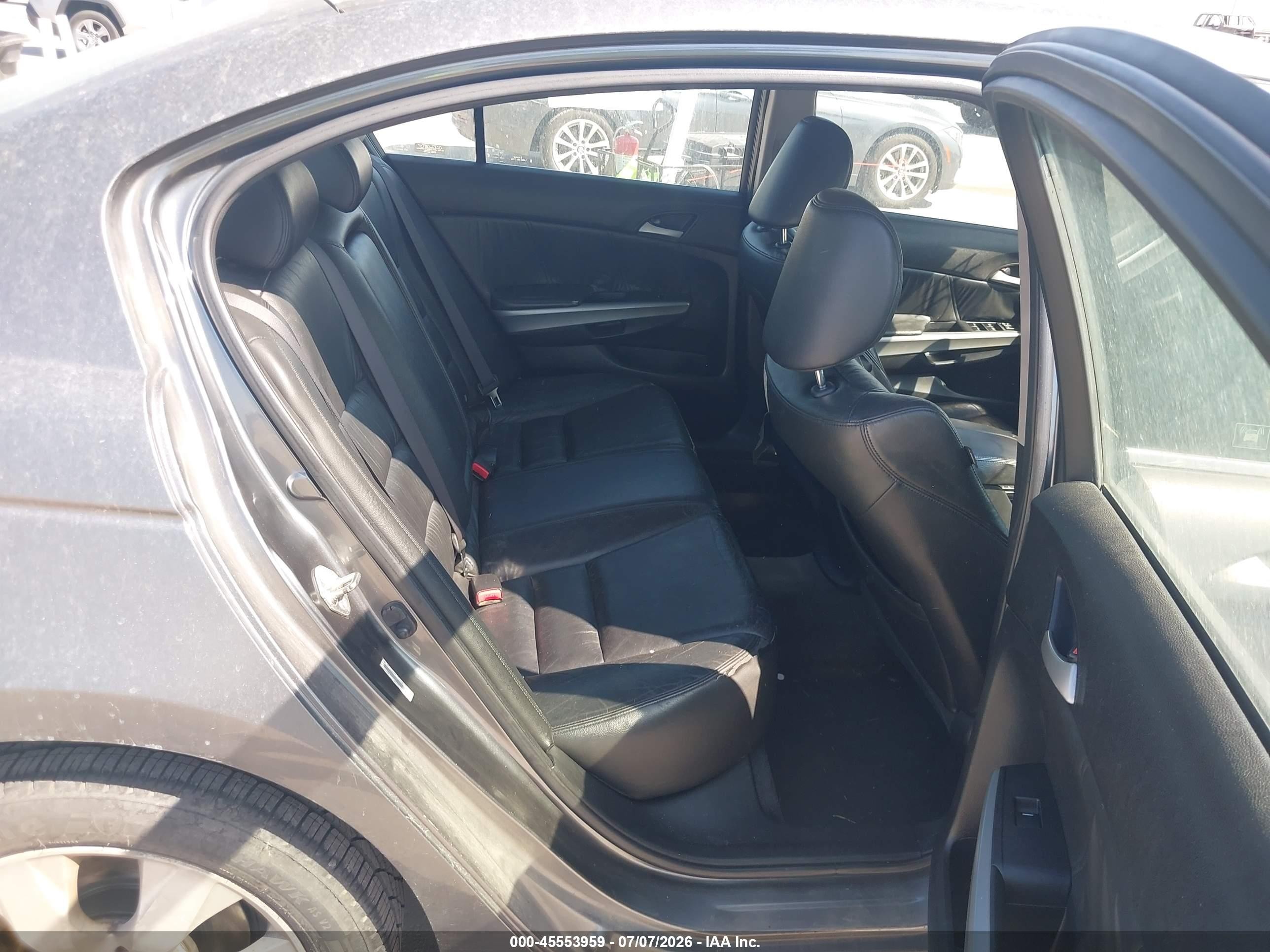 2008 Honda Accord 2.4 Ex-l Gray vin: JHMCP26818C007341