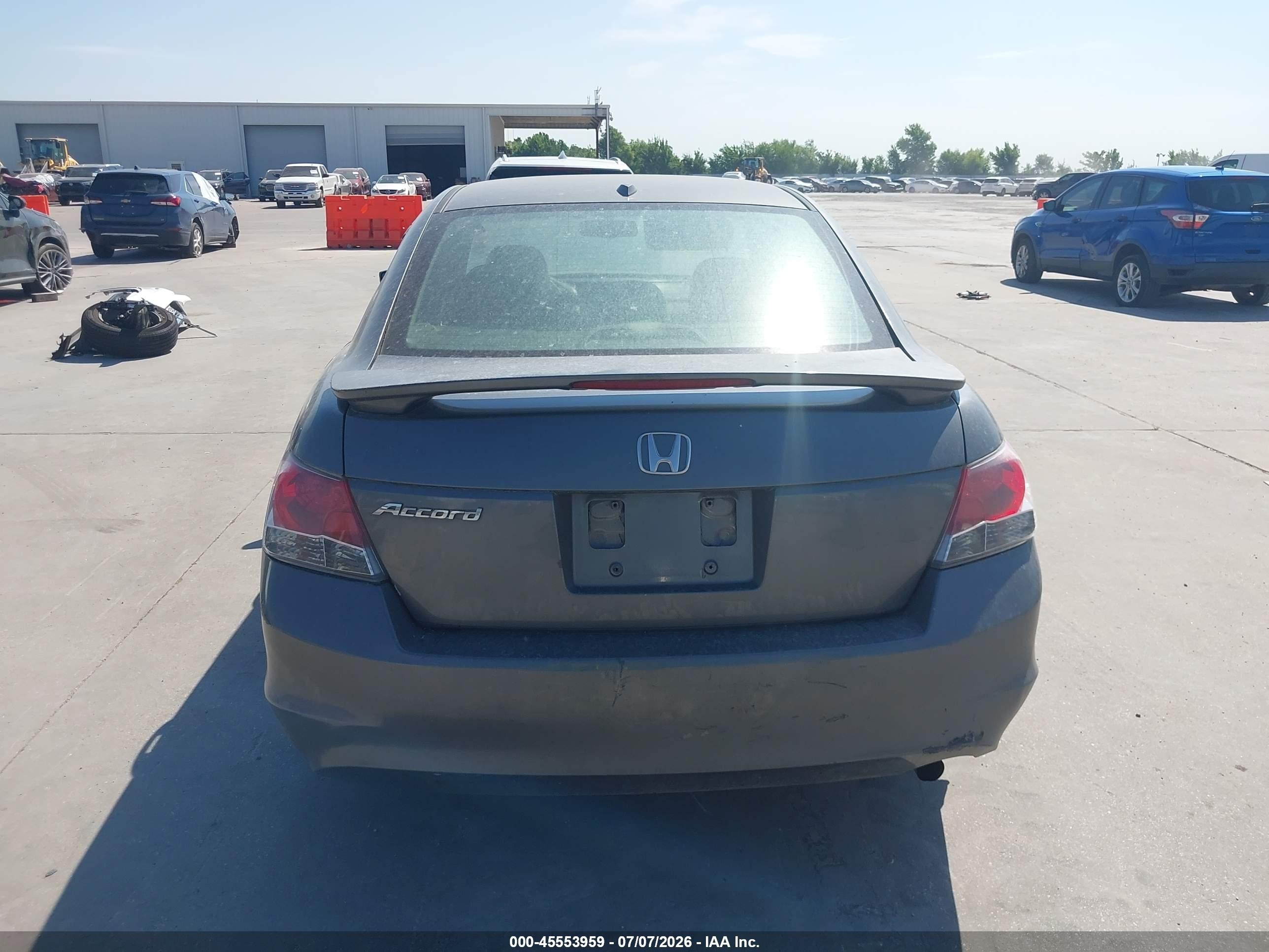 2008 Honda Accord 2.4 Ex-l Gray vin: JHMCP26818C007341