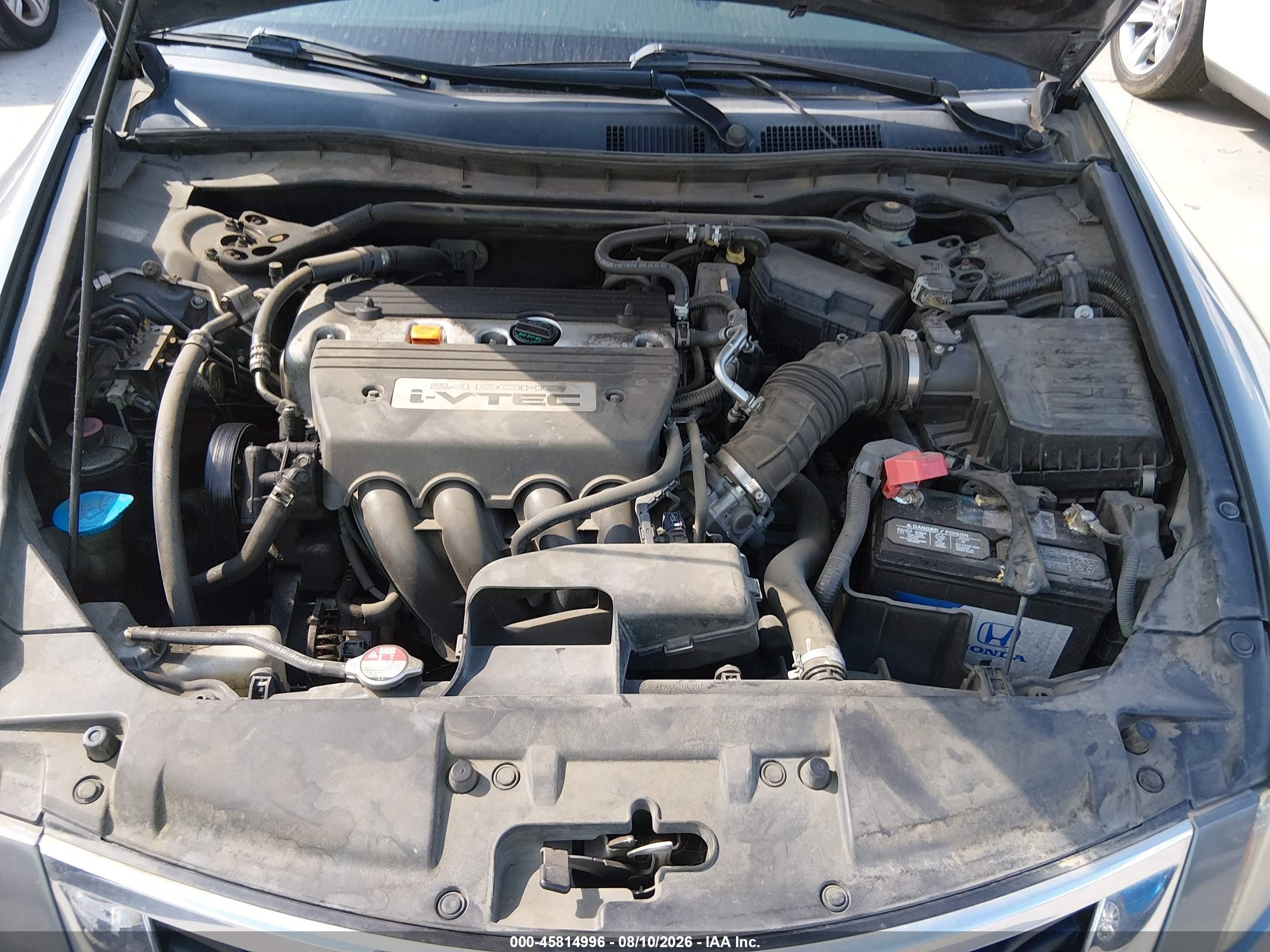 2008 Honda Accord 2.4 Ex-l Blue vin: JHMCP26818C012796
